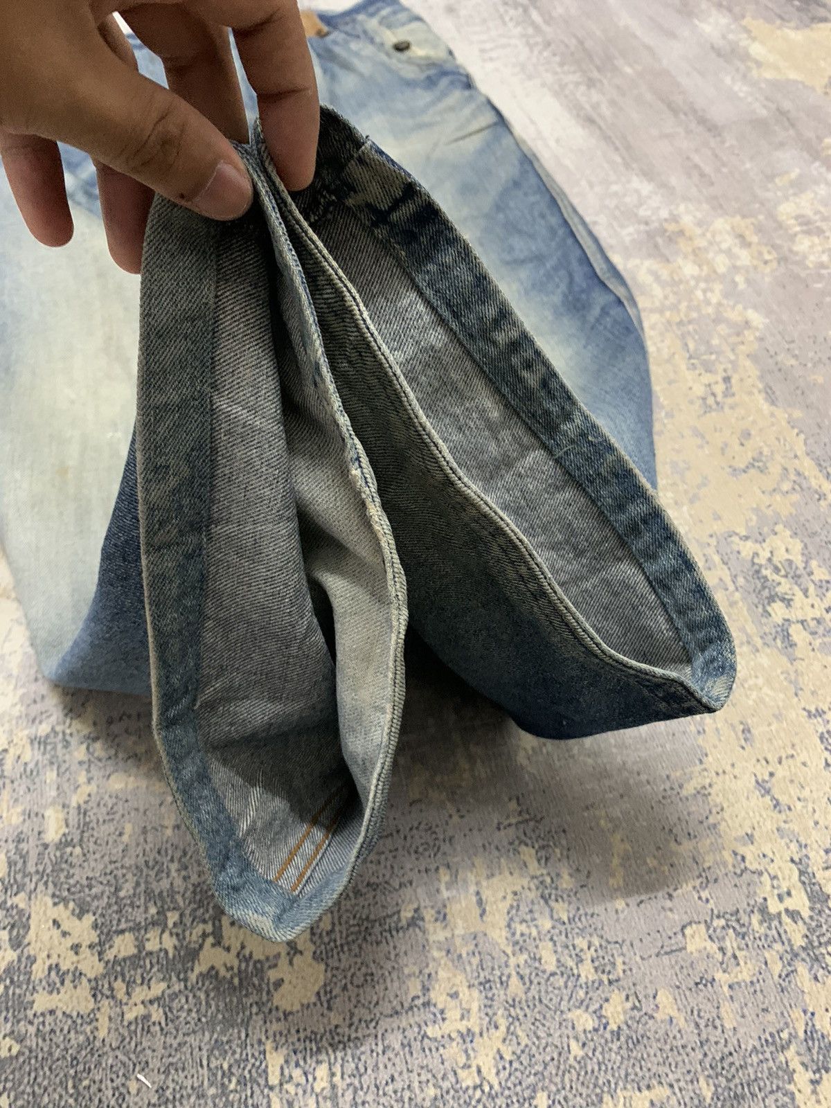 Hysteric Glamour Vintage Japanese Brand Distressed Baggy Style Jeans 36x28 Size US 36 / EU 52 - 7 Thumbnail