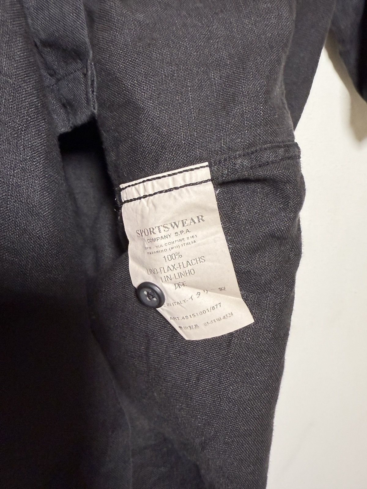 Stone Island stone island archive linen shirt Size US M / EU 48-50 / 2 - 9 Thumbnail