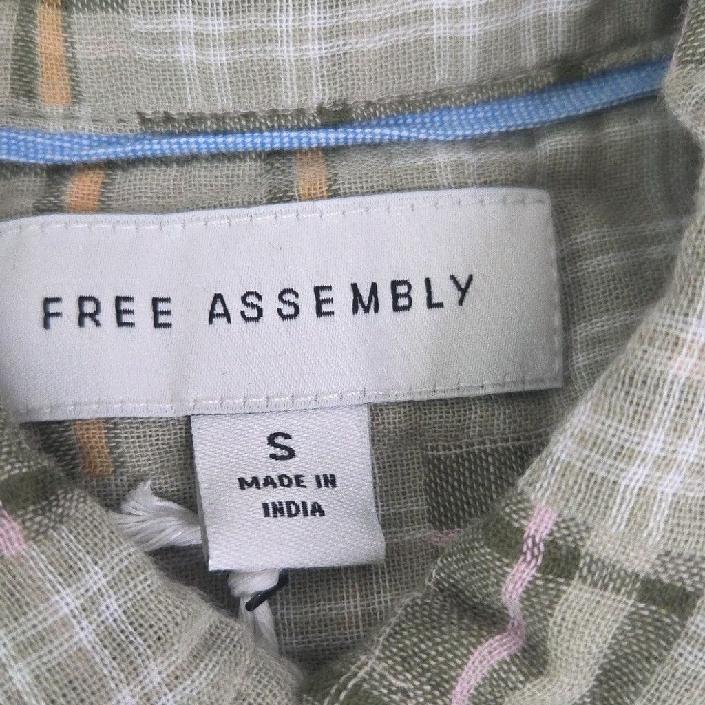 Other Free Assambly Men's Checkered Short Sleeve Shirt S NWT Size US S / EU 44-46 / 1 - 5 Thumbnail