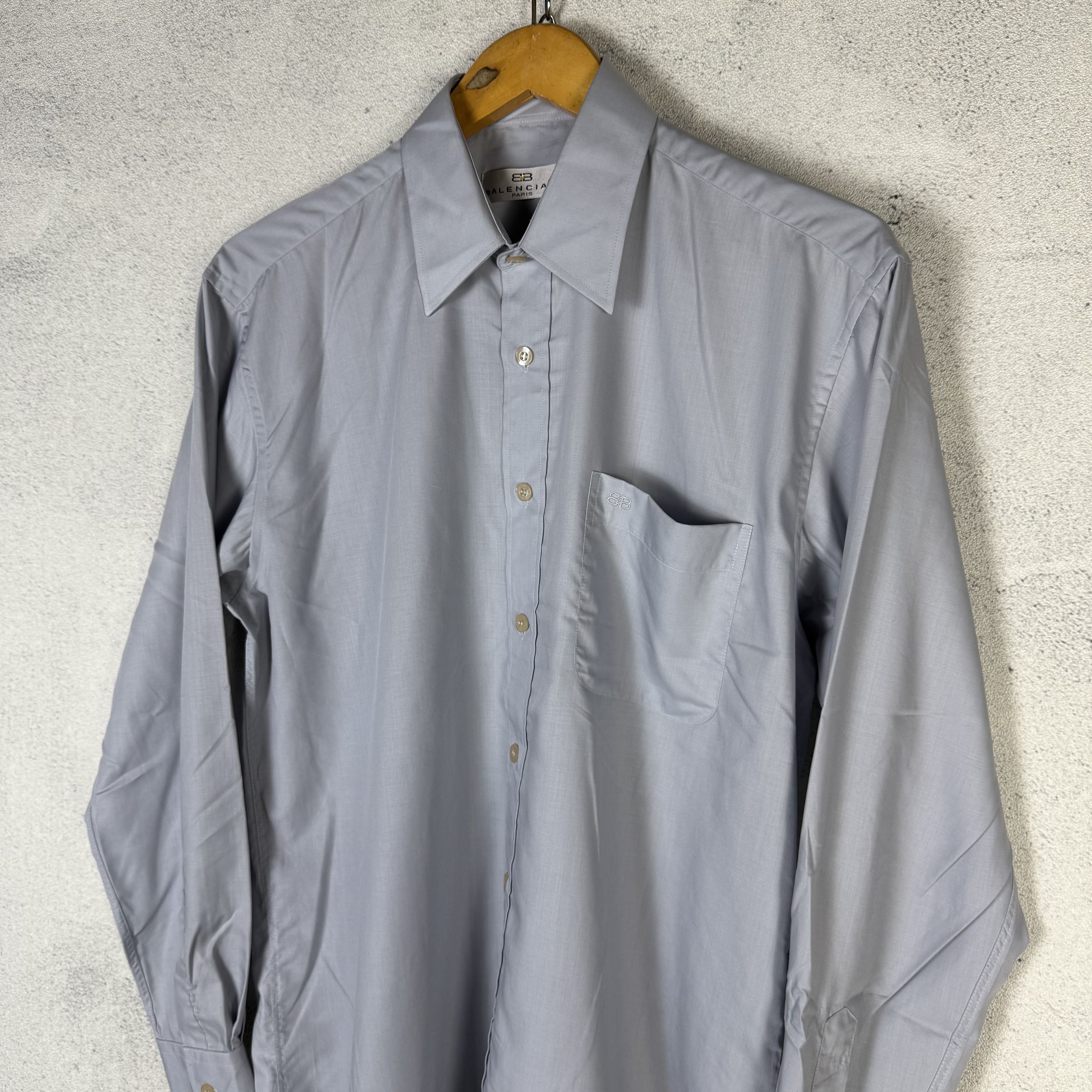 Balenciaga Vintage Balenciaga Shirt Size US M / EU 48-50 / 2 - 2 Thumbnail