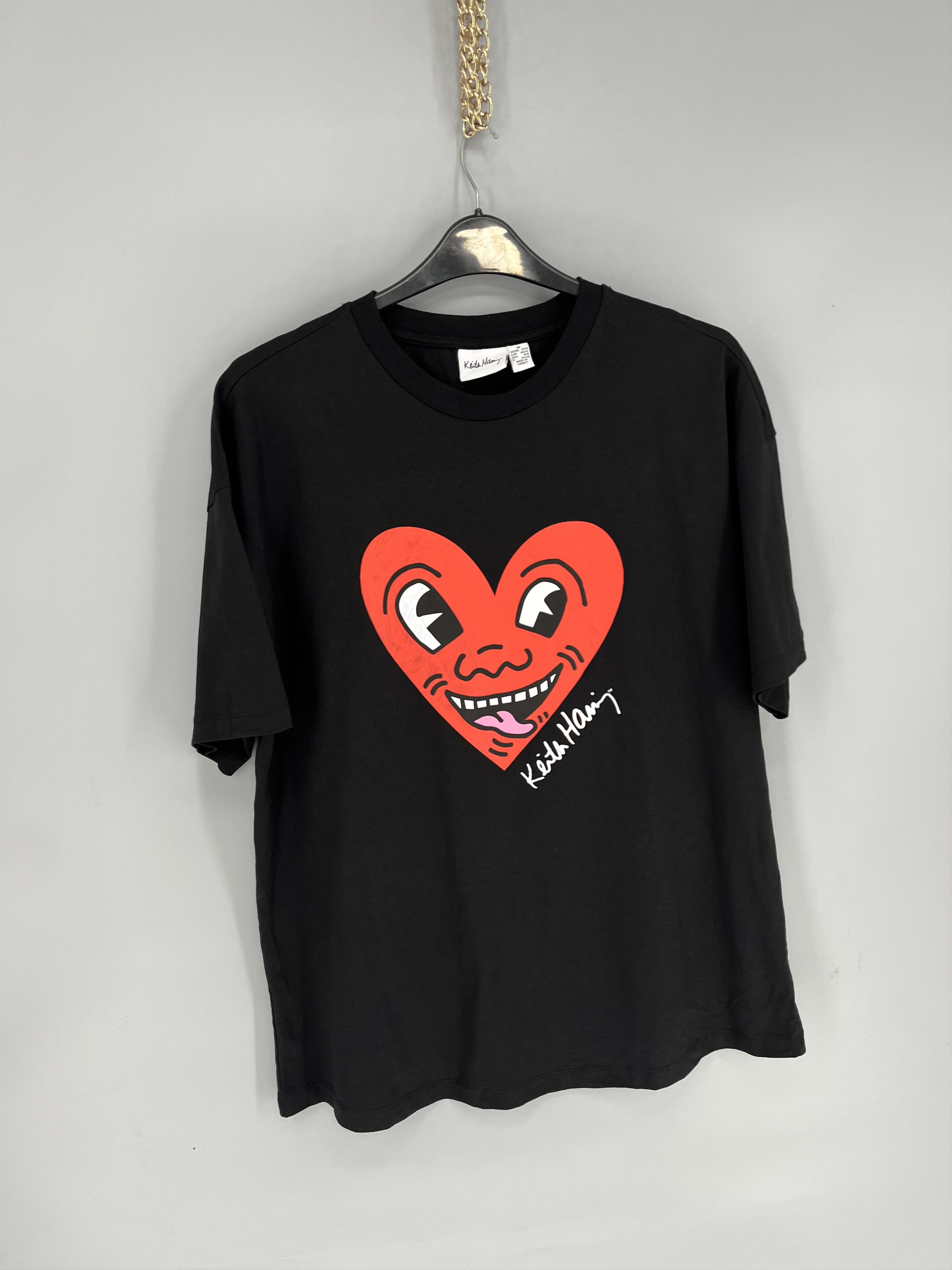 Keith Haring Vintage Y2K KEITH HARING Art Japanese T-shirt Size US L / EU 52-54 / 3 - 2 Thumbnail
