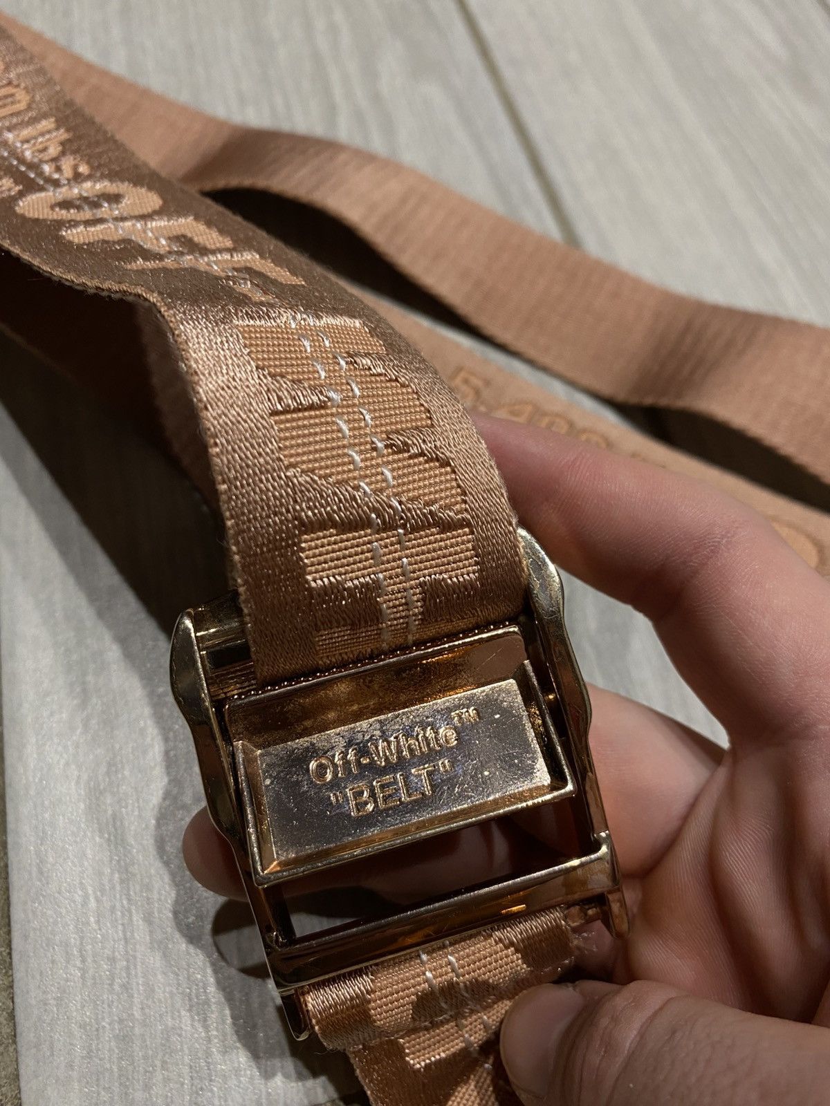 Off-White Off-White Pink Industrial Belt Y2K Size ONE SIZE - 2 Thumbnail