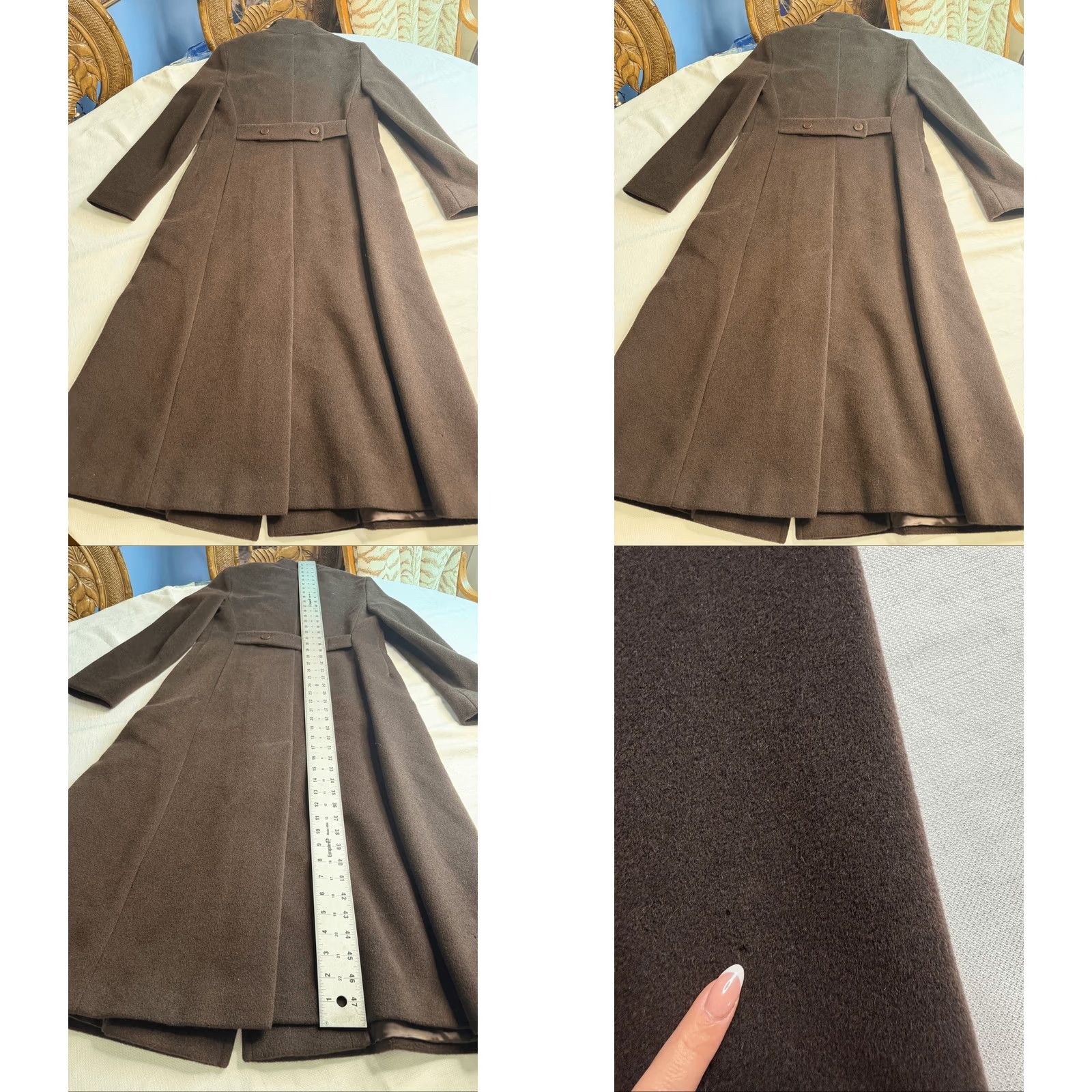 Max Mara Max Mara Coat Women’s Size 6 Brown Wool Cashmere Double Breasted Pea Coat Size M / US 6-8 / IT 42-44 - 8 Thumbnail