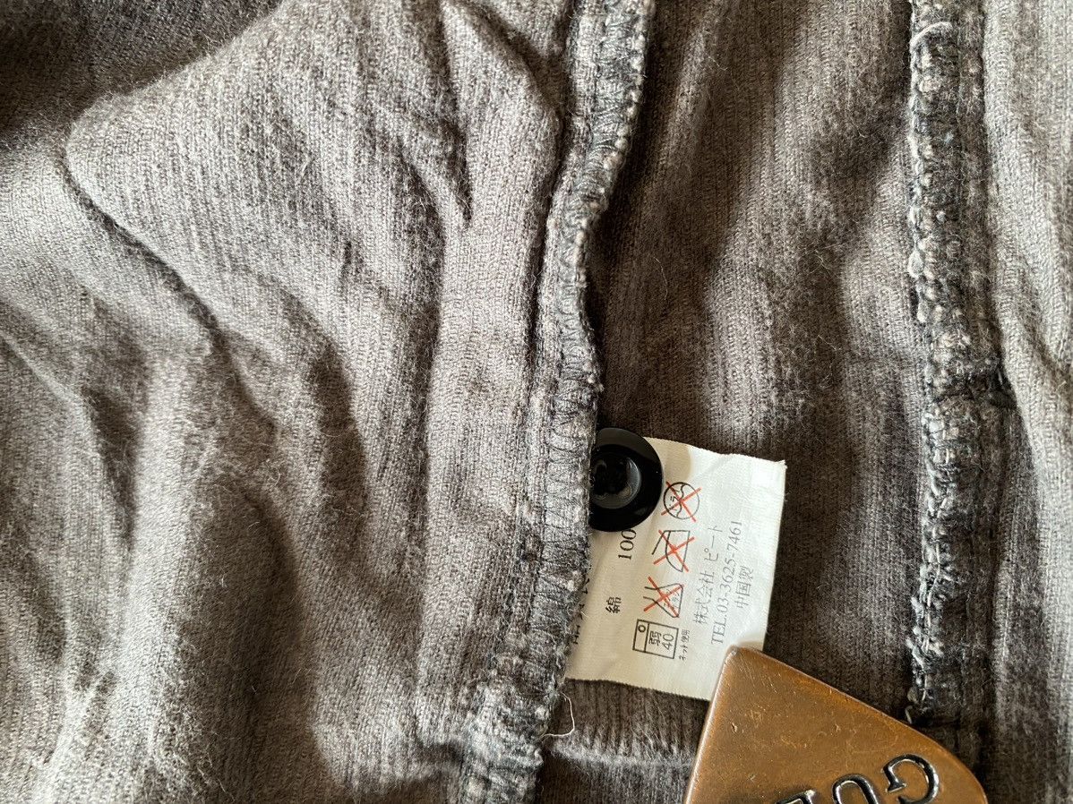 If Six Was Nine Y2k IMPALA CORDUROY ZIPPER LONG SHIRT Size US L / EU 52-54 / 3 - 13 Thumbnail