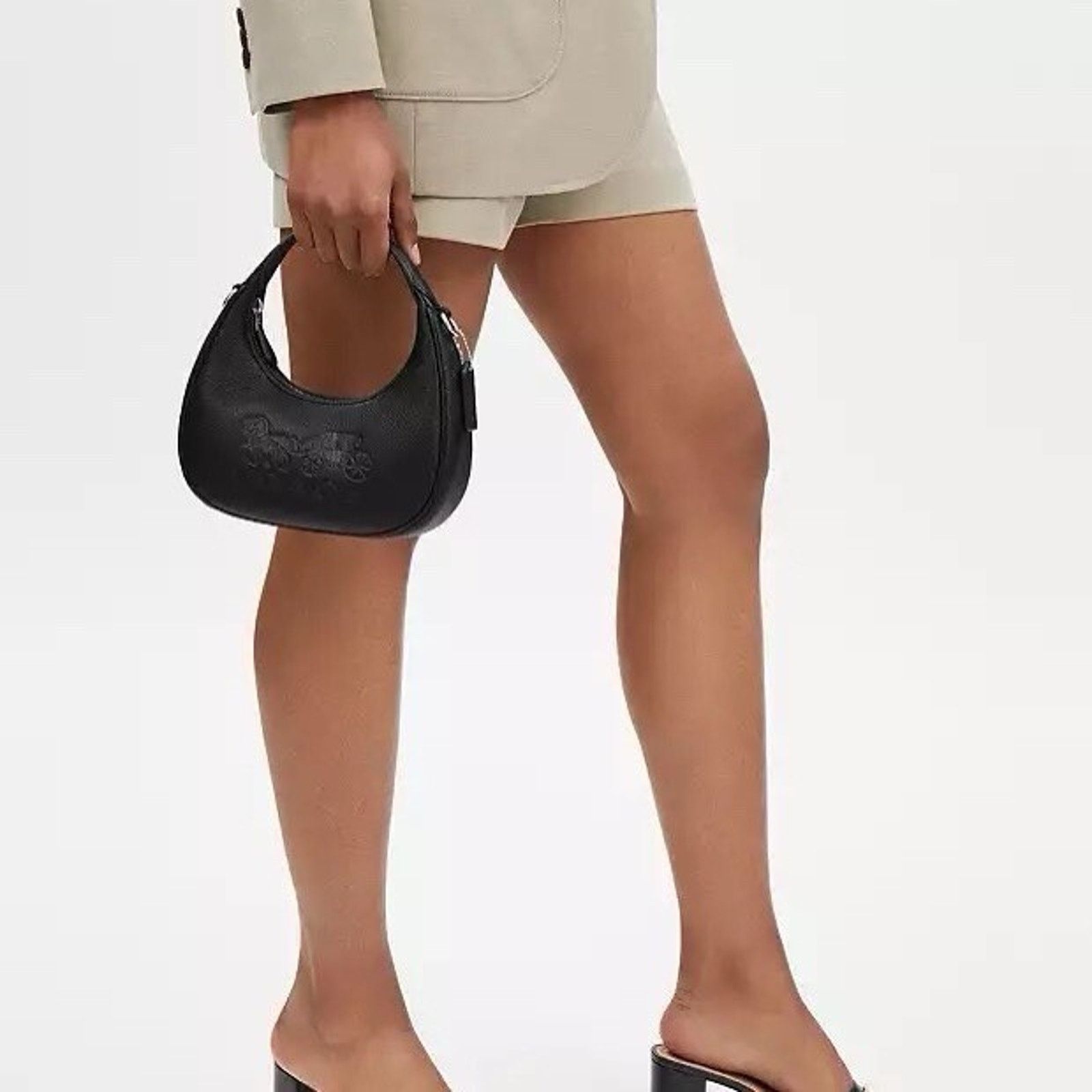 Coach NWT COACH Carmen Mini Crossbody Leather CT774 bag Black Size ONE SIZE - 14 Thumbnail
