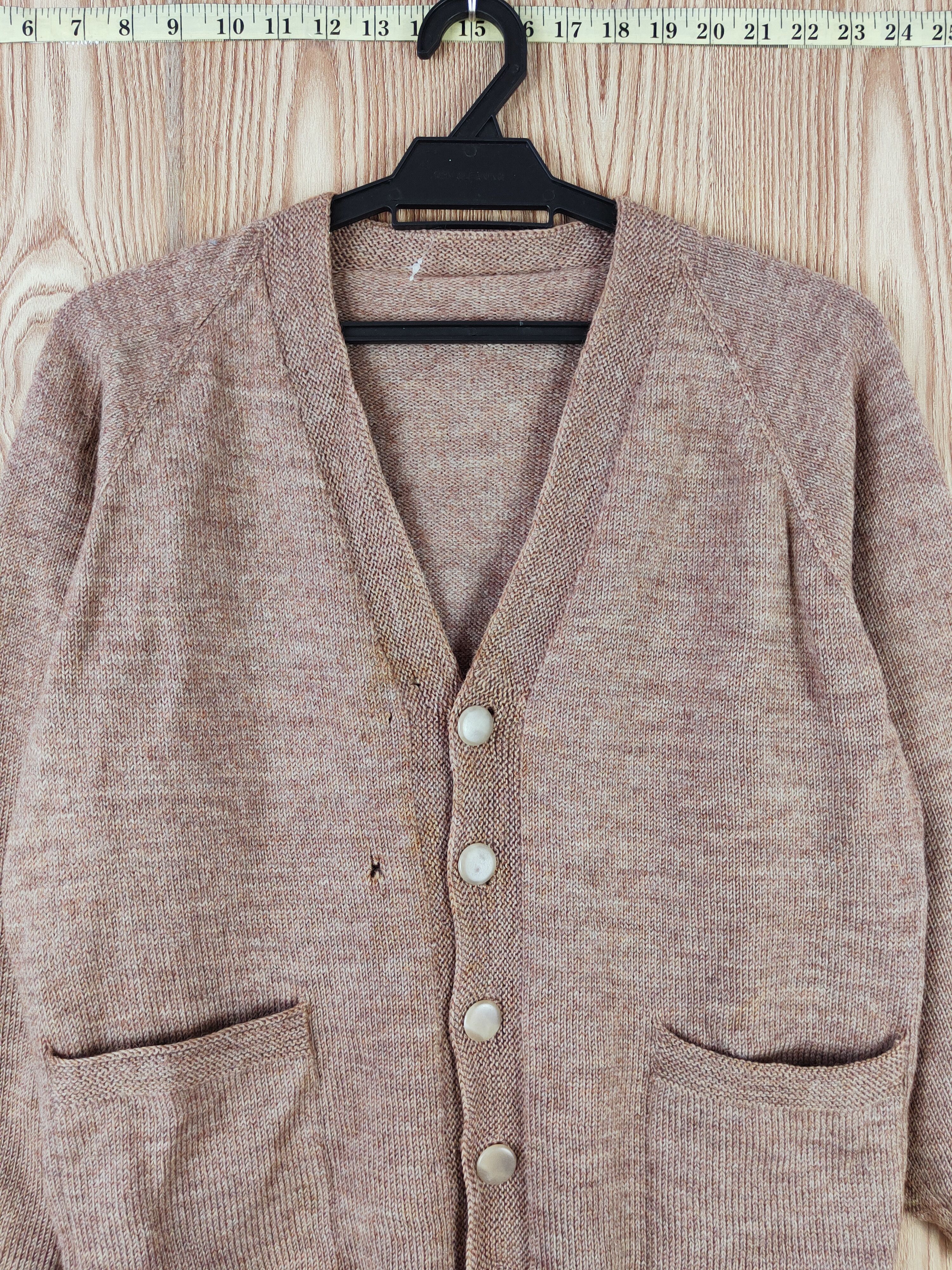 Homespun Knitwear × Japanese Brand Japanese Brand Brown Knitwear Cardigan #W586 Size US S / EU 44-46 / 1 - 2 Thumbnail