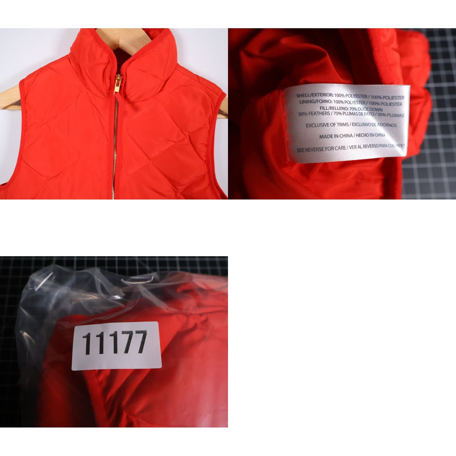 Vintage Woolrich Vest Women's Small Red Quilted Down Insulated Full Zip Puffer Jacket Style: Outdoor, Hiking, Fall, Winter Mens, Womens Size S / US 4 / IT 40 - 8 Thumbnail