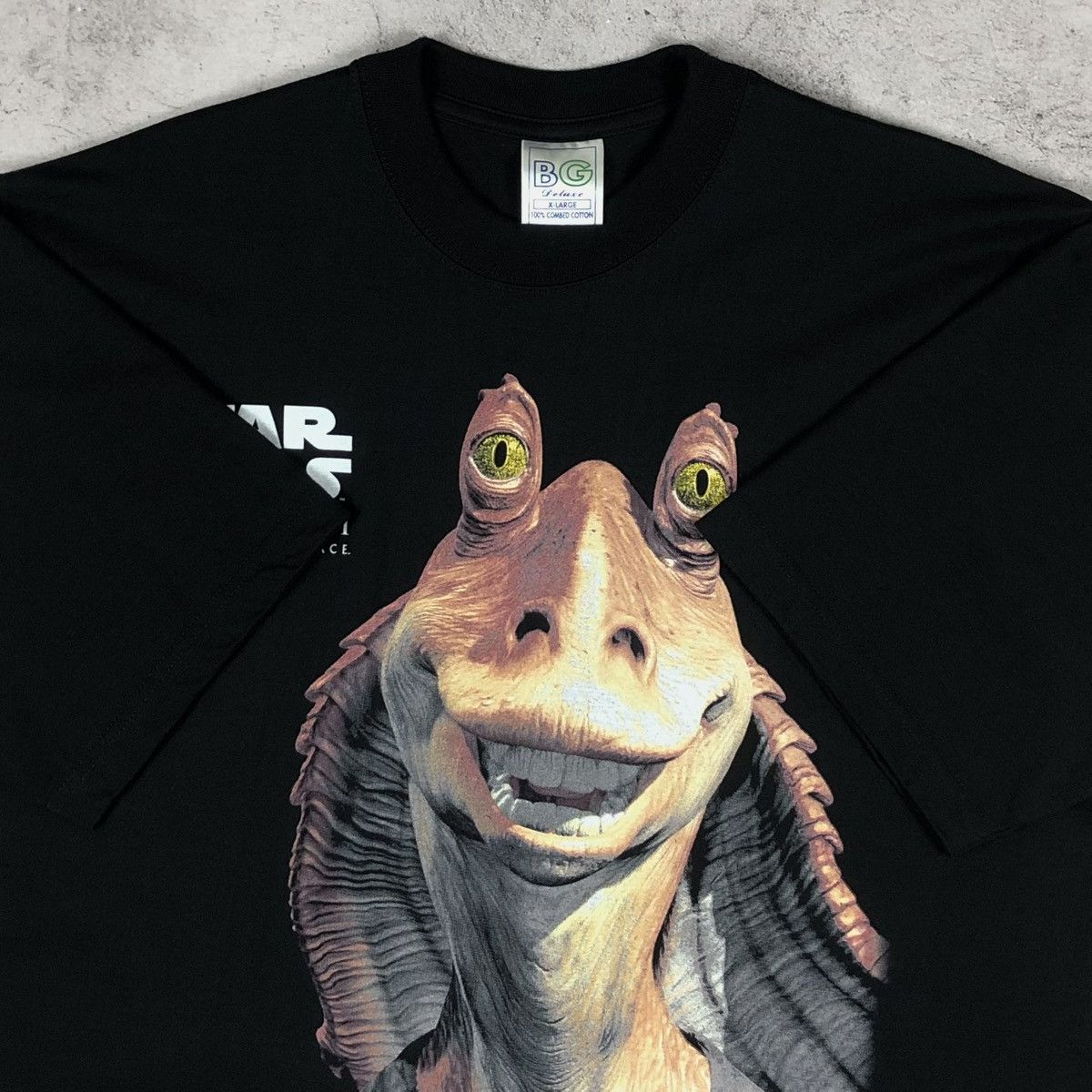 Star Wars 1999 Star Wars Episode 1 Jar Jar Binks Phantom Menace Tee Size US XL / EU 56 / 4 - 7 Thumbnail
