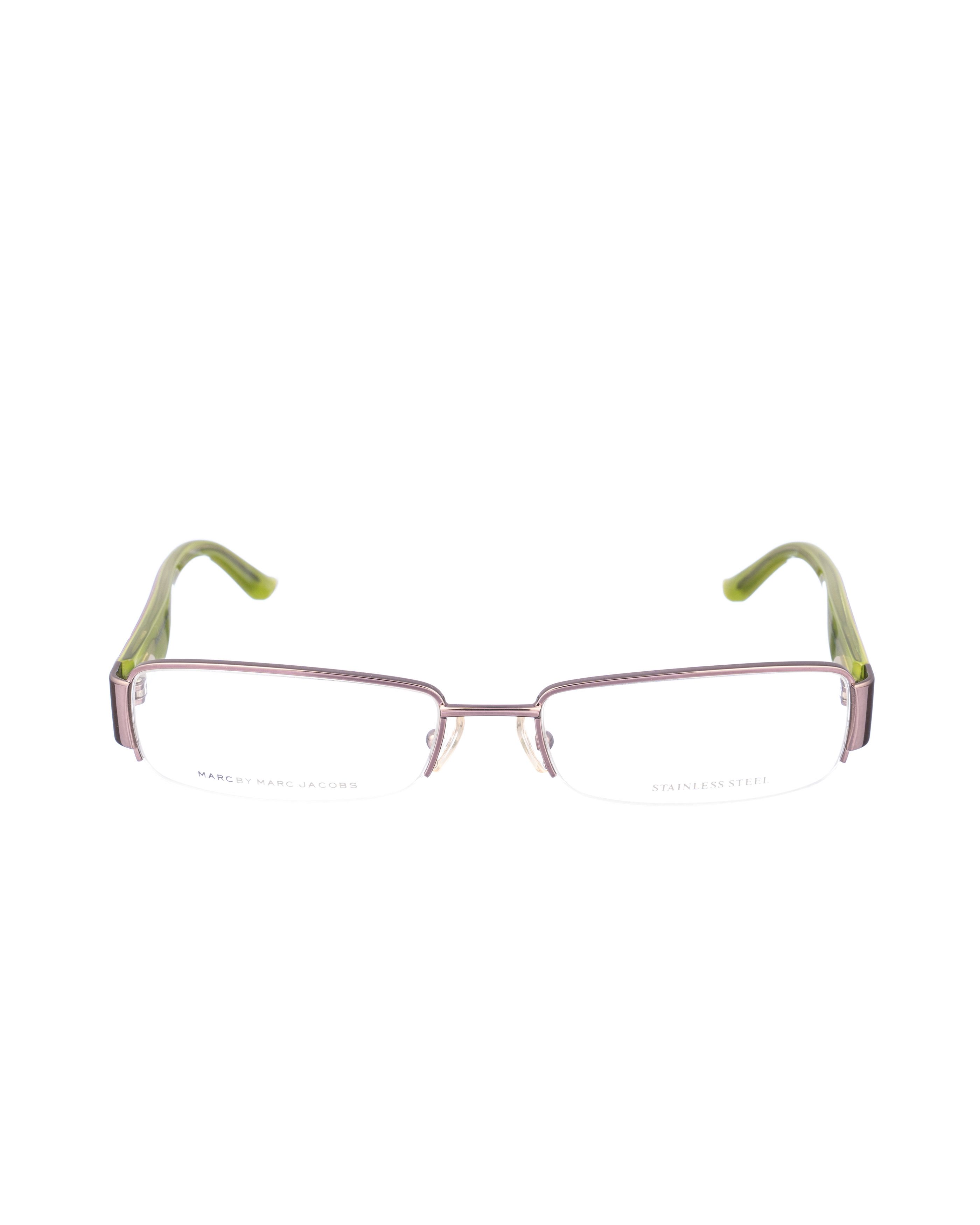 Marc by Marc Jacobs Marc by Marc Jacobs 00s Half-Rim Brown & Green Glasses Size ONE SIZE - 1 Thumbnail