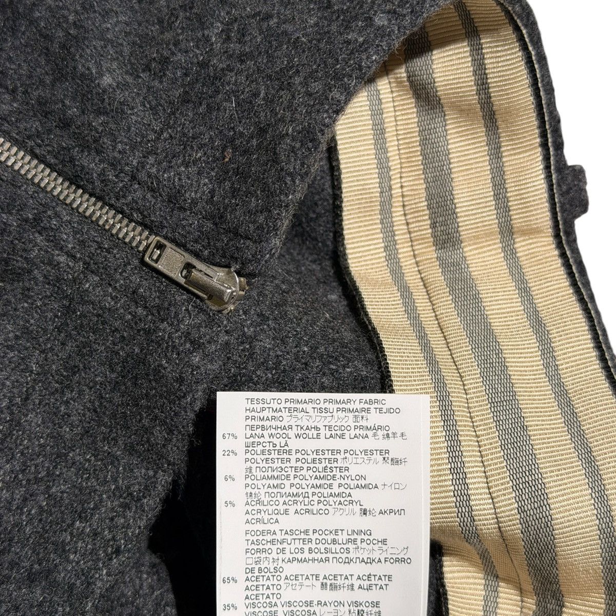 Maison Margiela Pleated side zip wide leg trouser Size US 30 / EU 46 - 5 Thumbnail