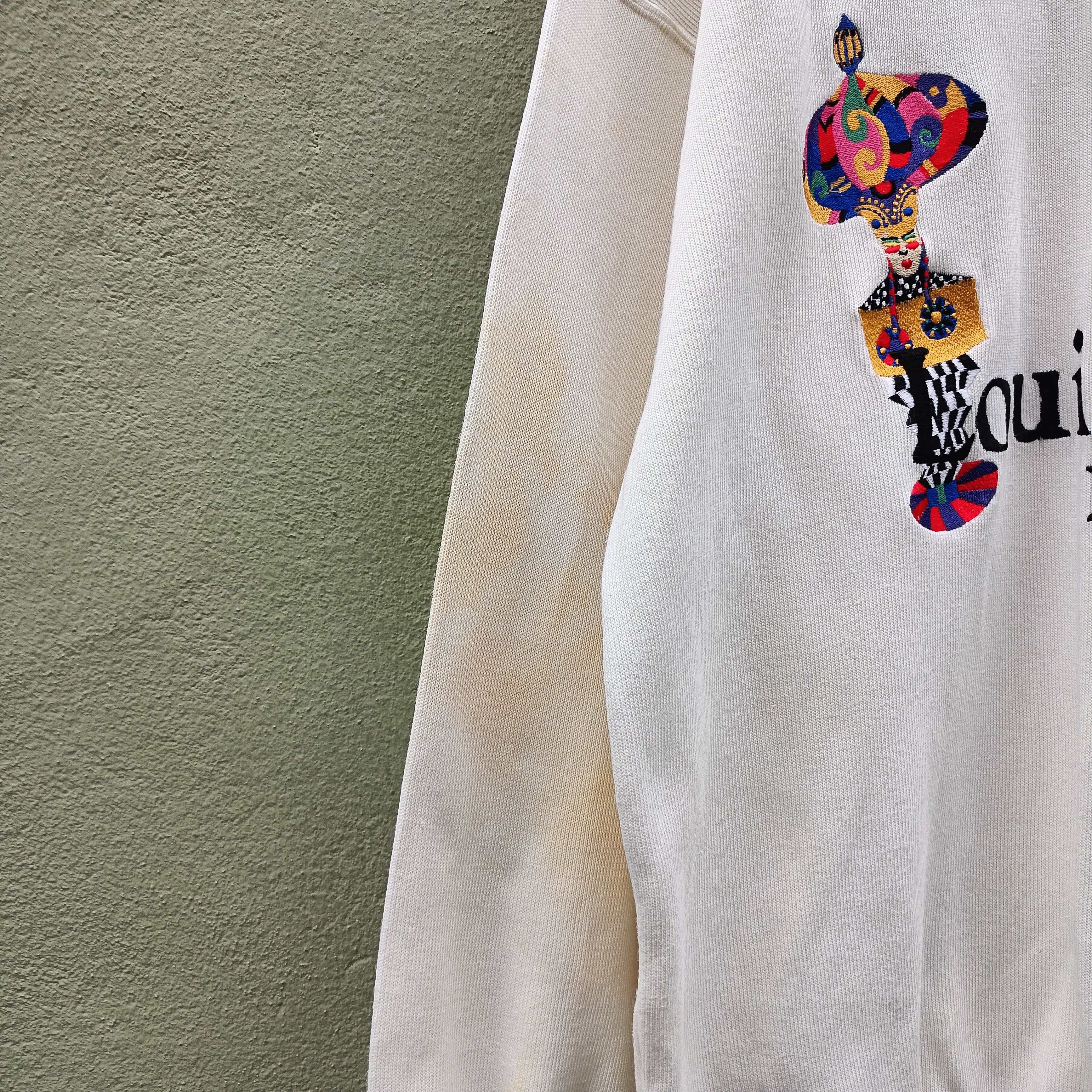 Designer × Vintage Louis Feraud Sweatshirt Size US XL / EU 56 / 4 - 5 Thumbnail