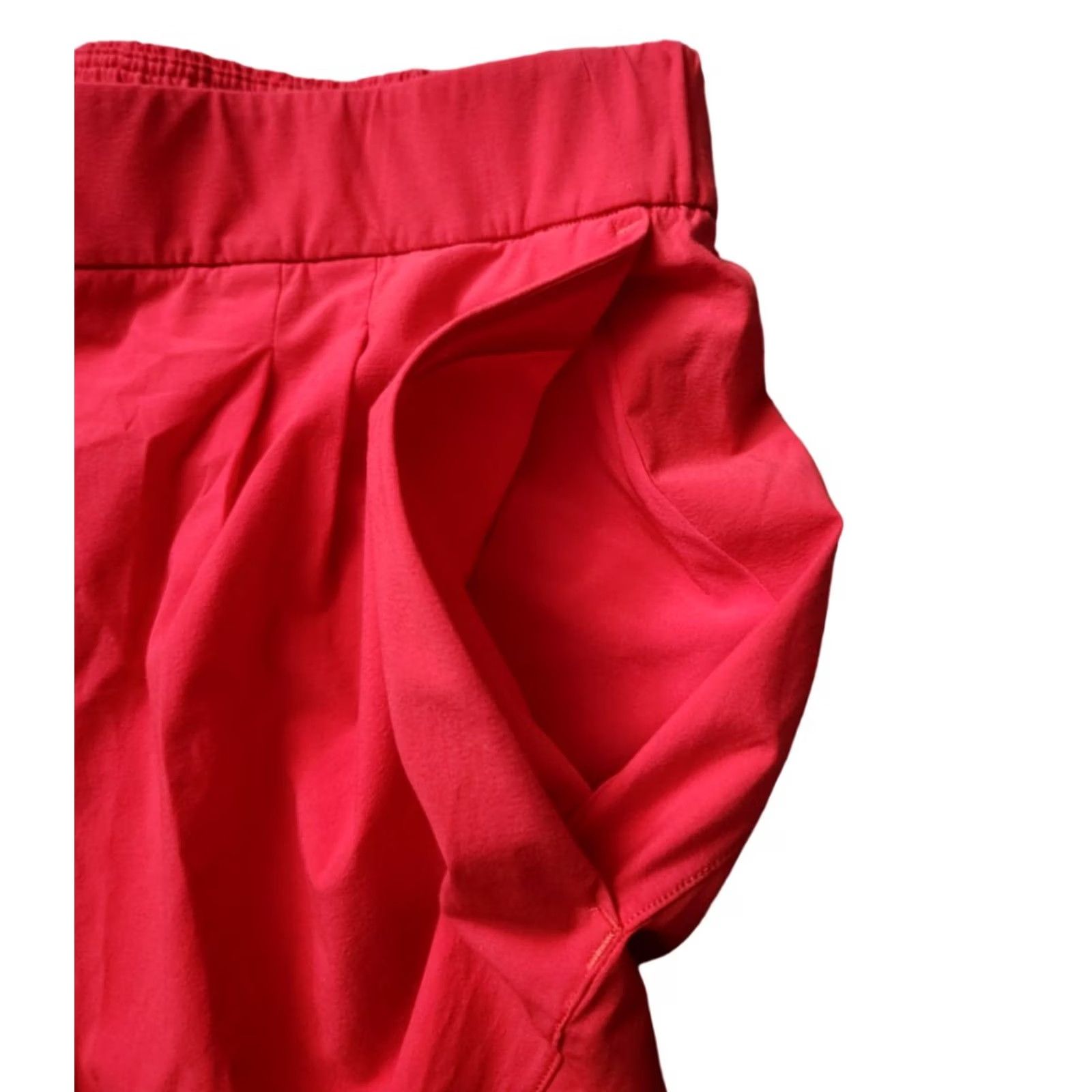 Lululemon Lululemon Your True Trouser Pants Womens 12 Cropped Red Pockets High Rise Activitywear Shorts? (No) Size 34" / US 12 / IT 48 - 3 Thumbnail