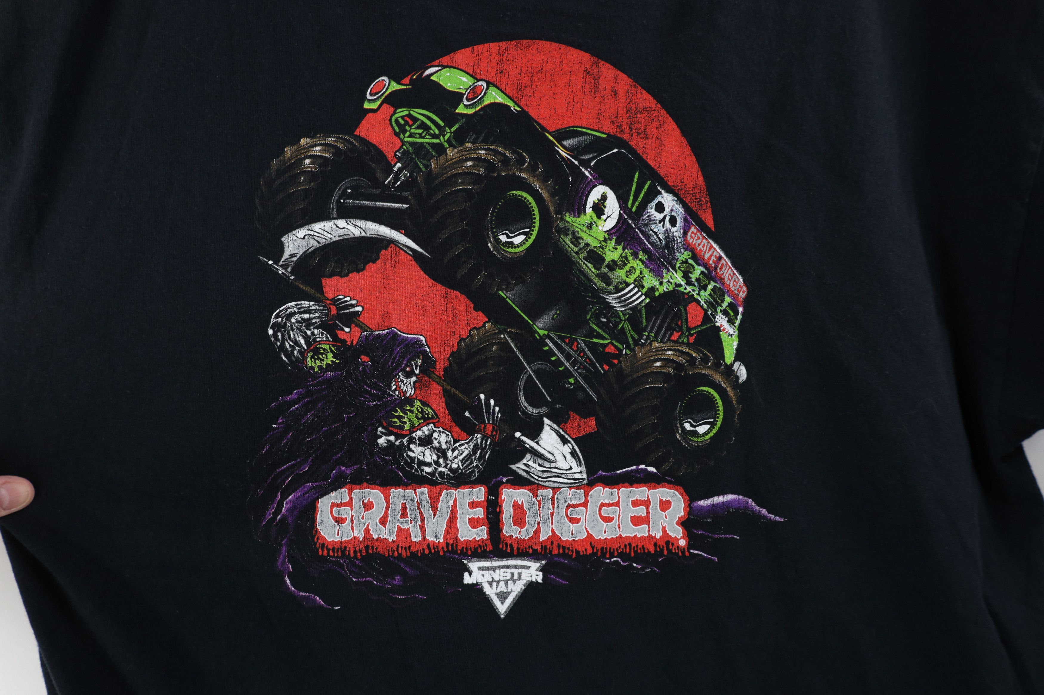 Vintage Vintage Y2K Monster Jam Digger Monster Truck T-Shirt Black Size US XL / EU 56 / 4 - 4 Thumbnail