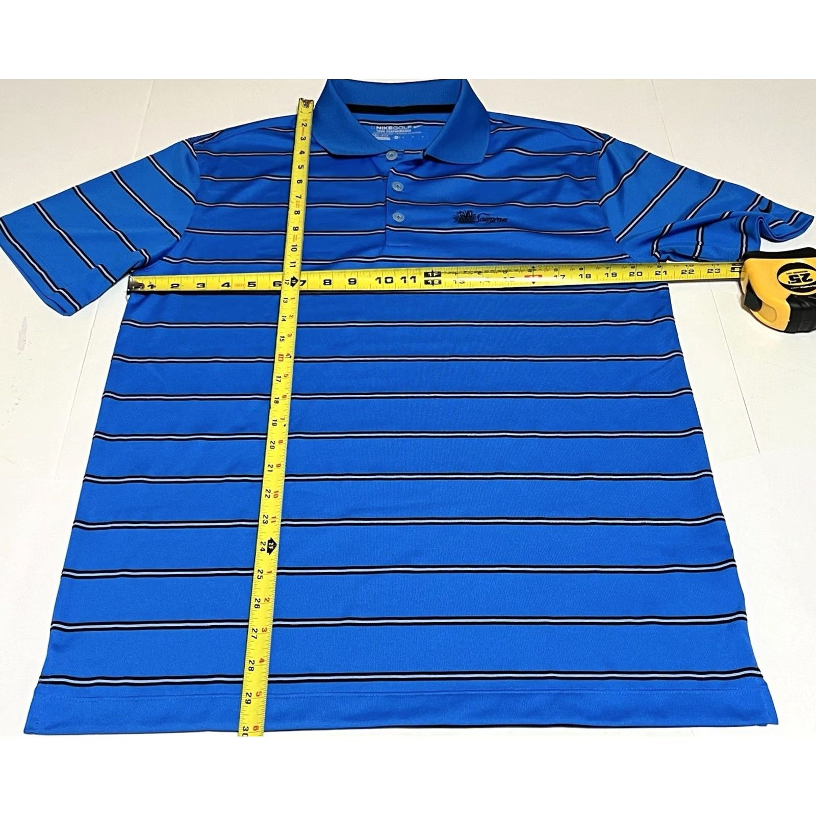 Nike Nike Golf Tour Performance Polo Shirt Mens M Blue Striped Short Sleeve Sawgrass Polo Shirt Mens M Blue Striped Short Sleeve Nike Golf Tour Performance Size US M / EU 48-50 / 2 - 4 Thumbnail
