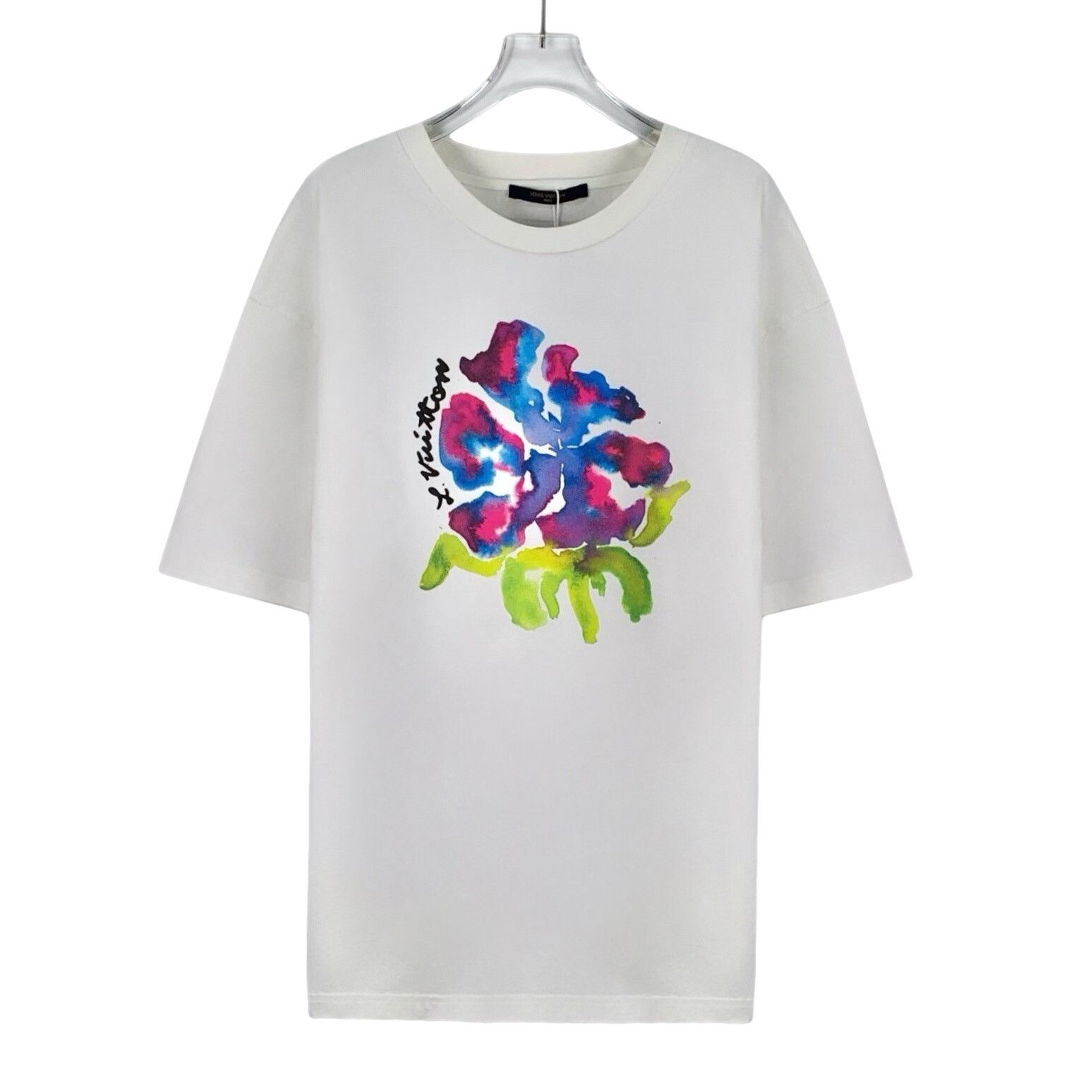 Louis Vuitton Louis Vuitton Watercolor Flower T-Shirt XXL Size US XXL / EU 58 / 5 - 1 Thumbnail