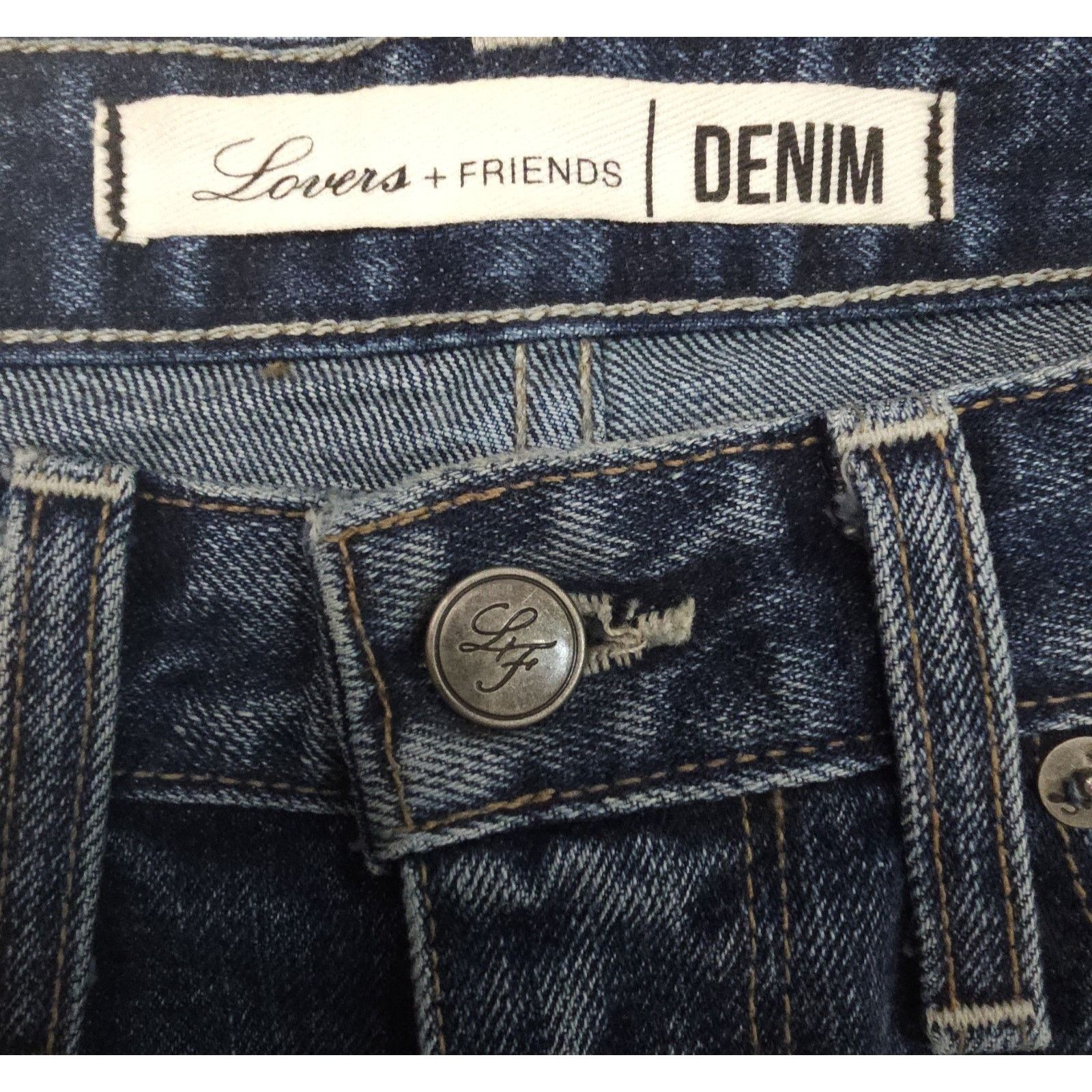 Other Lovers + Friends Revolve Denim Jack High Rise Distressed 24 Size 24" / US 00 / IT 34 - 5 Thumbnail
