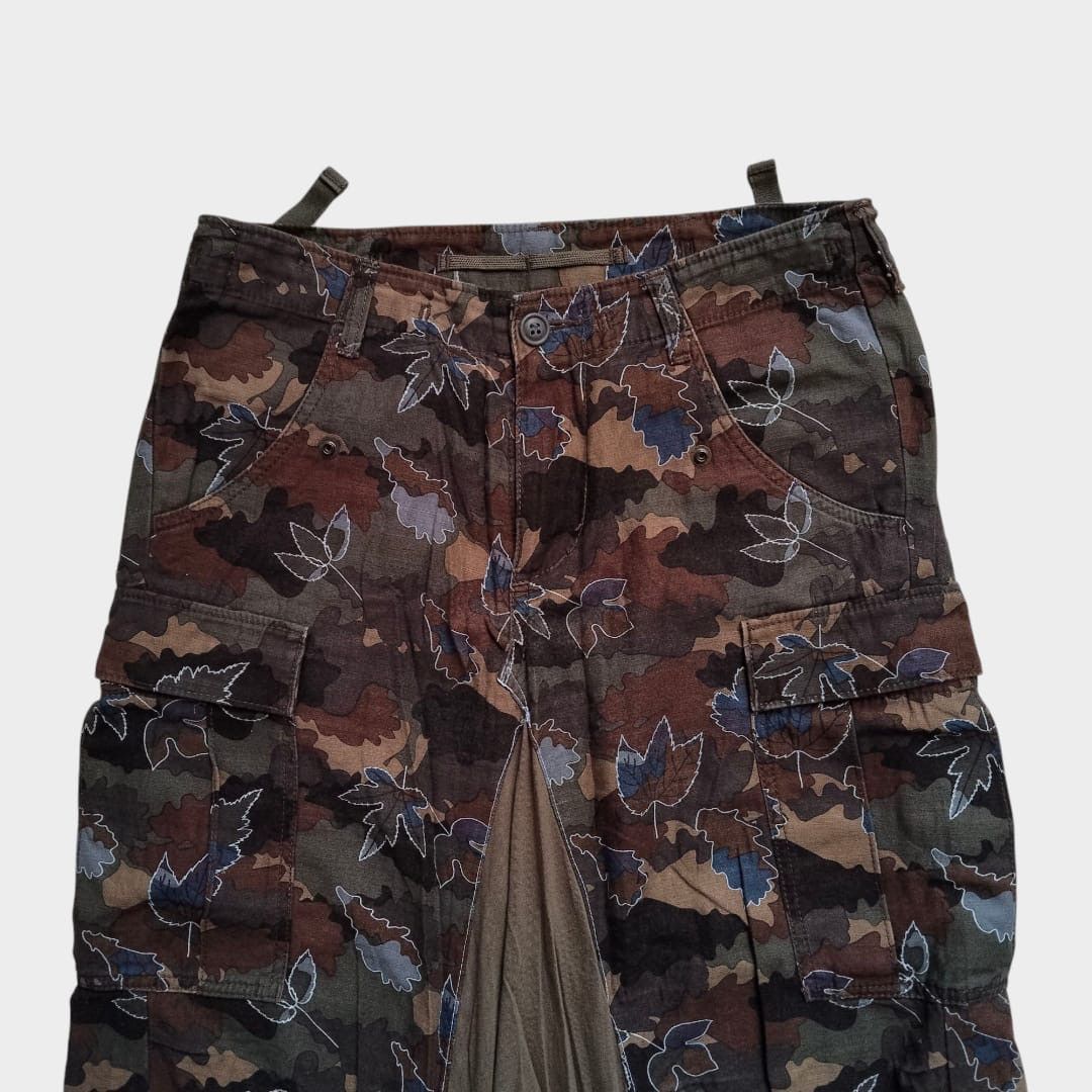 Hysteric Glamour Ozone Rocks leaf camo hybrid cargo skirt Size 32" / US 10 / IT 46 - 3 Thumbnail