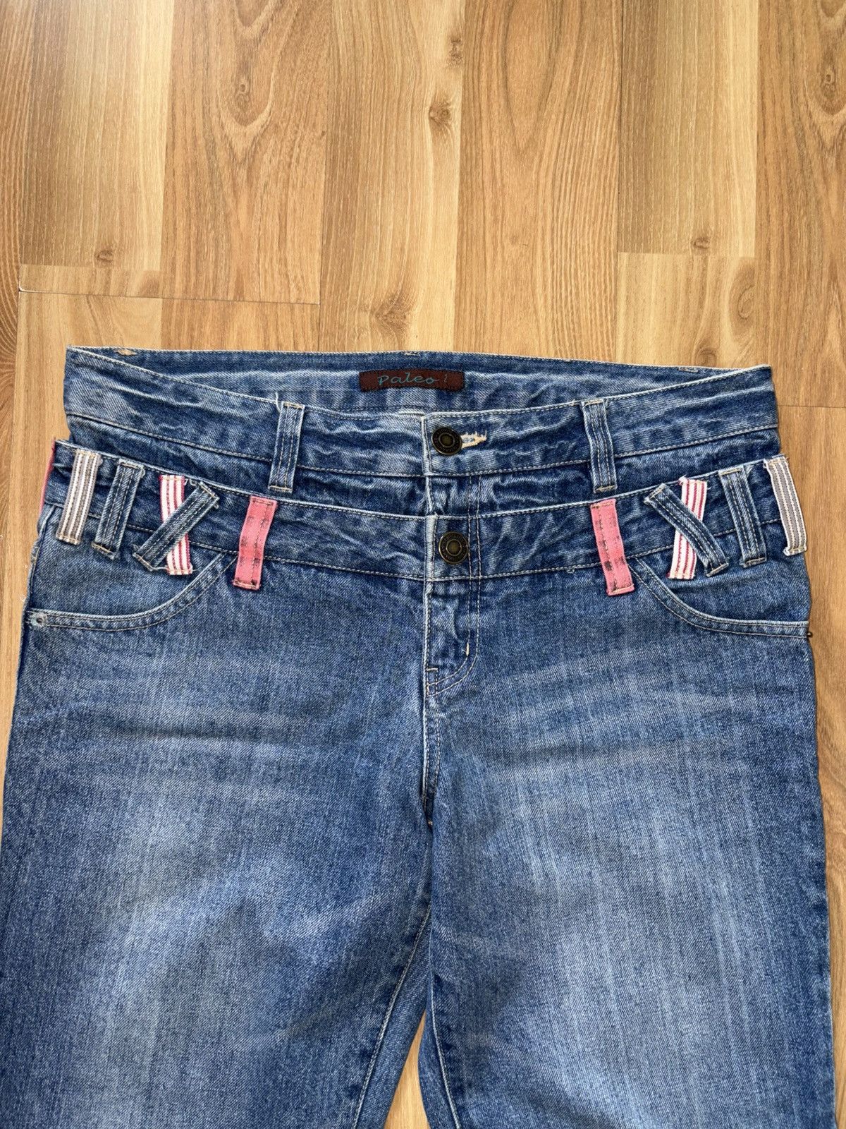 Japanese Brand Japanese brnd paleco 2 x double waisted denim jeans Size US 35 - 2 Thumbnail