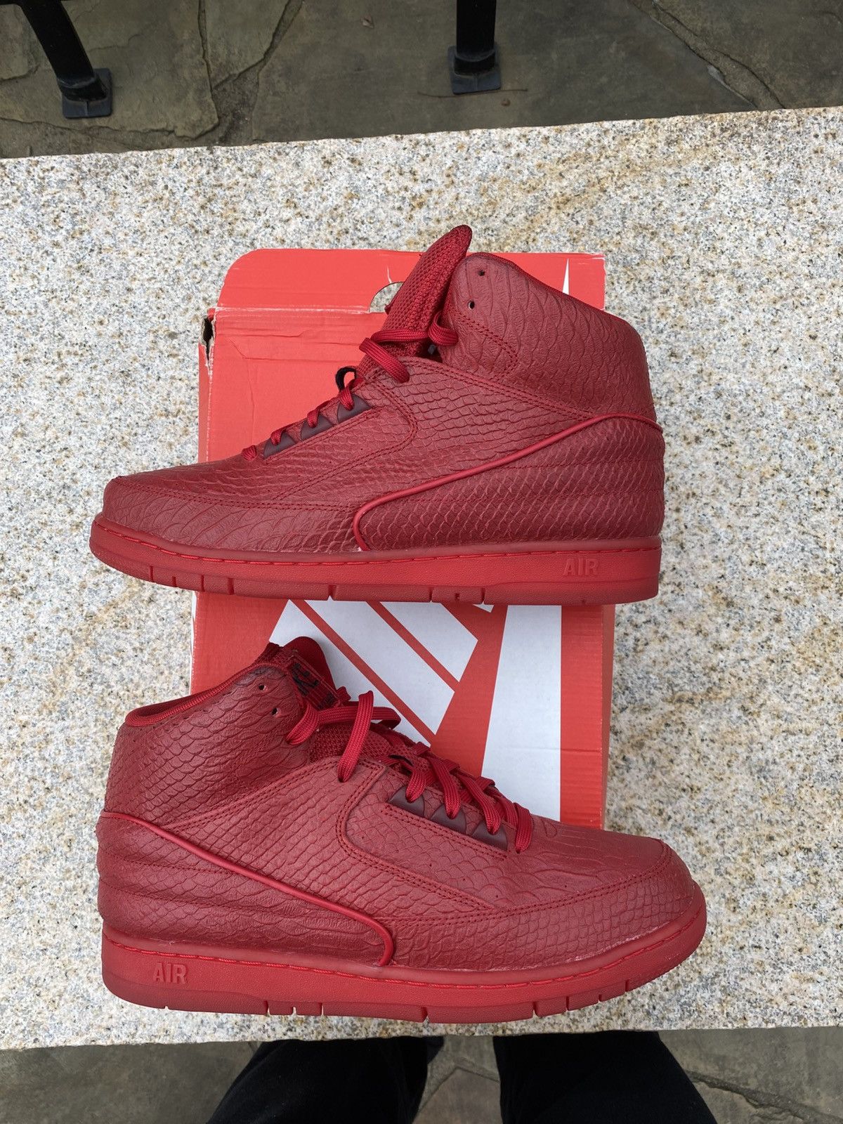 Nike Nike Air Python Red October Red Blk 705066-600 Men SZ 10.5 Size US 10.5 / EU 43-44 - 2 Thumbnail
