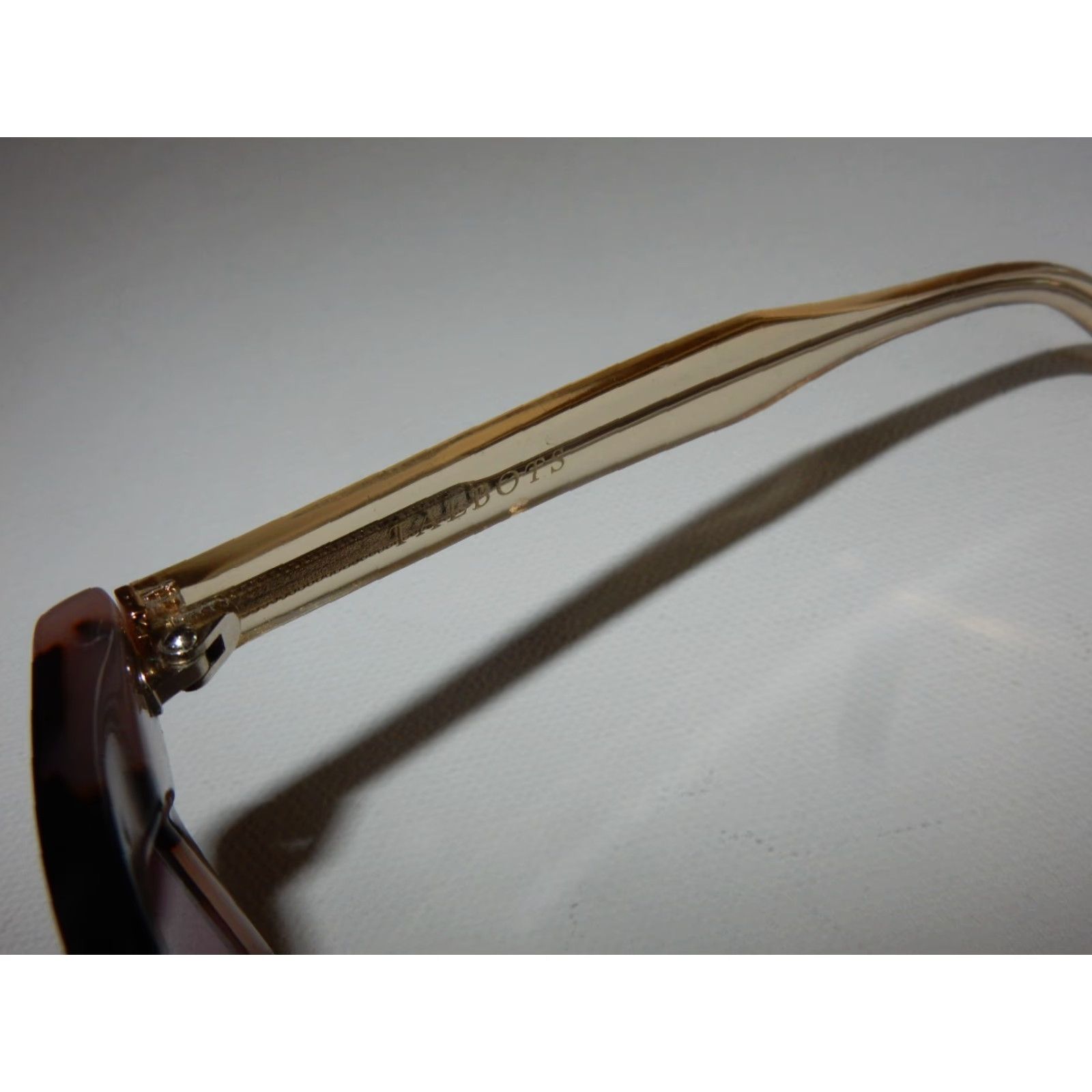 Talbots VINTAGE Talbots Sunglasses Women's Brown 23 Clear Lens Small Scratches Size ONE SIZE - 5 Thumbnail