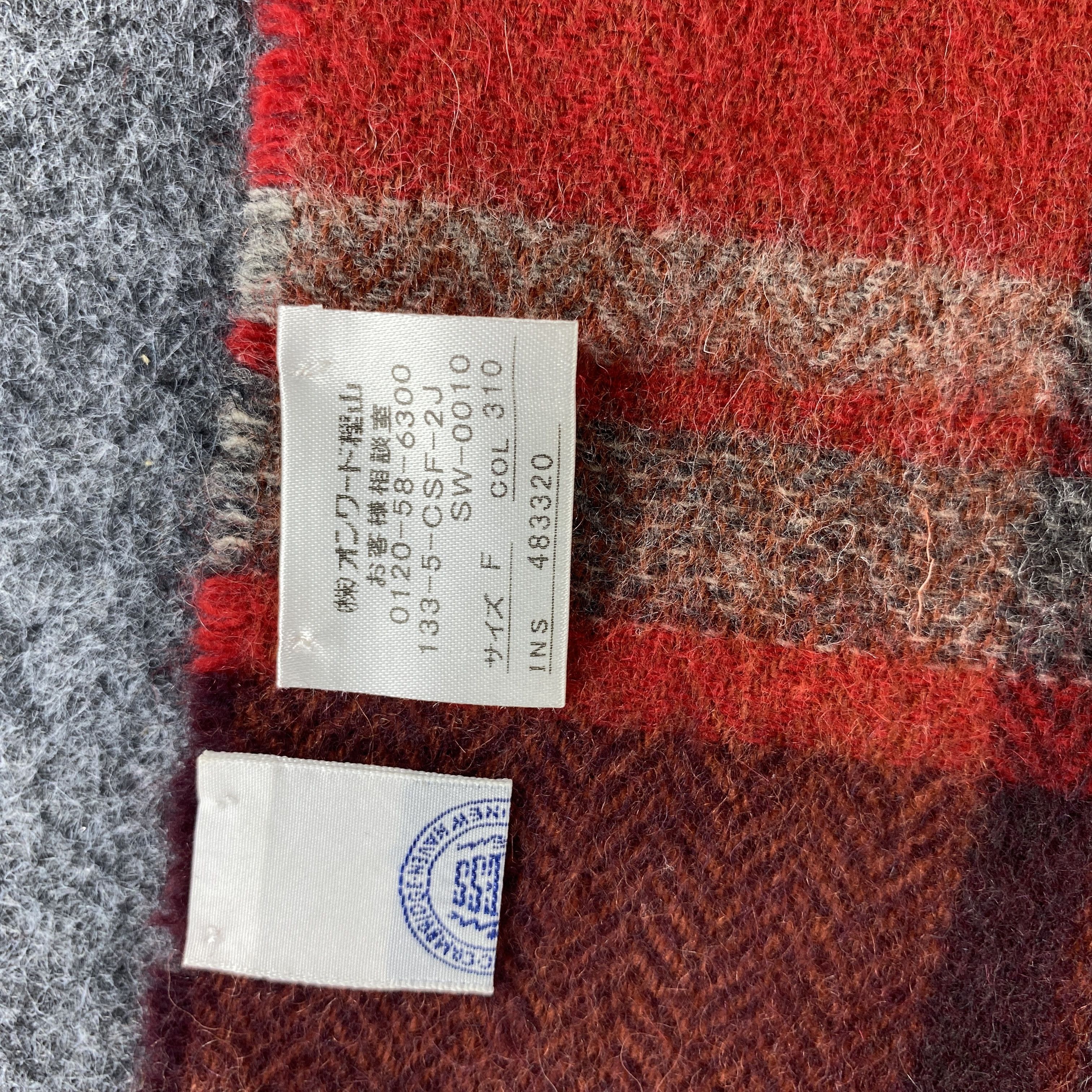 J. Press × Vintage J. Press Scarf # Muffler # Neckwear # D484 Size ONE SIZE - 3 Thumbnail
