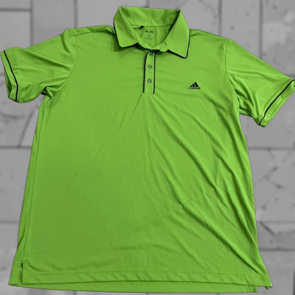 Adidas Adidas Green Athletic Polo Shirt Mens Size XL User: Adidas Green Athletic Polo Shirt Mens Size XL Size US XL / EU 56 / 4 - 1 Thumbnail