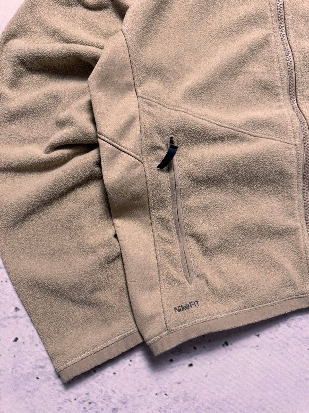 Nike × Nike ACG × Vintage NIKE ACG TEDDY FLEECE VINTAGE BASIC LOGO ZIP HOODIE Size US S / EU 44-46 / 1 - 3 Thumbnail