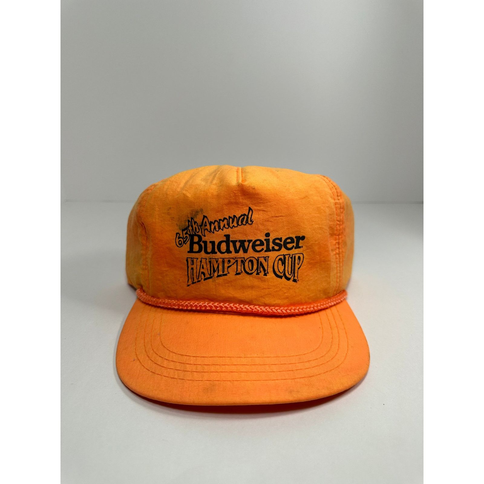 Budweiser × Vintage Vintage Budweiser Hampton Cup Powerboat Racing Snapback Hat Size ONE SIZE - 1 Thumbnail