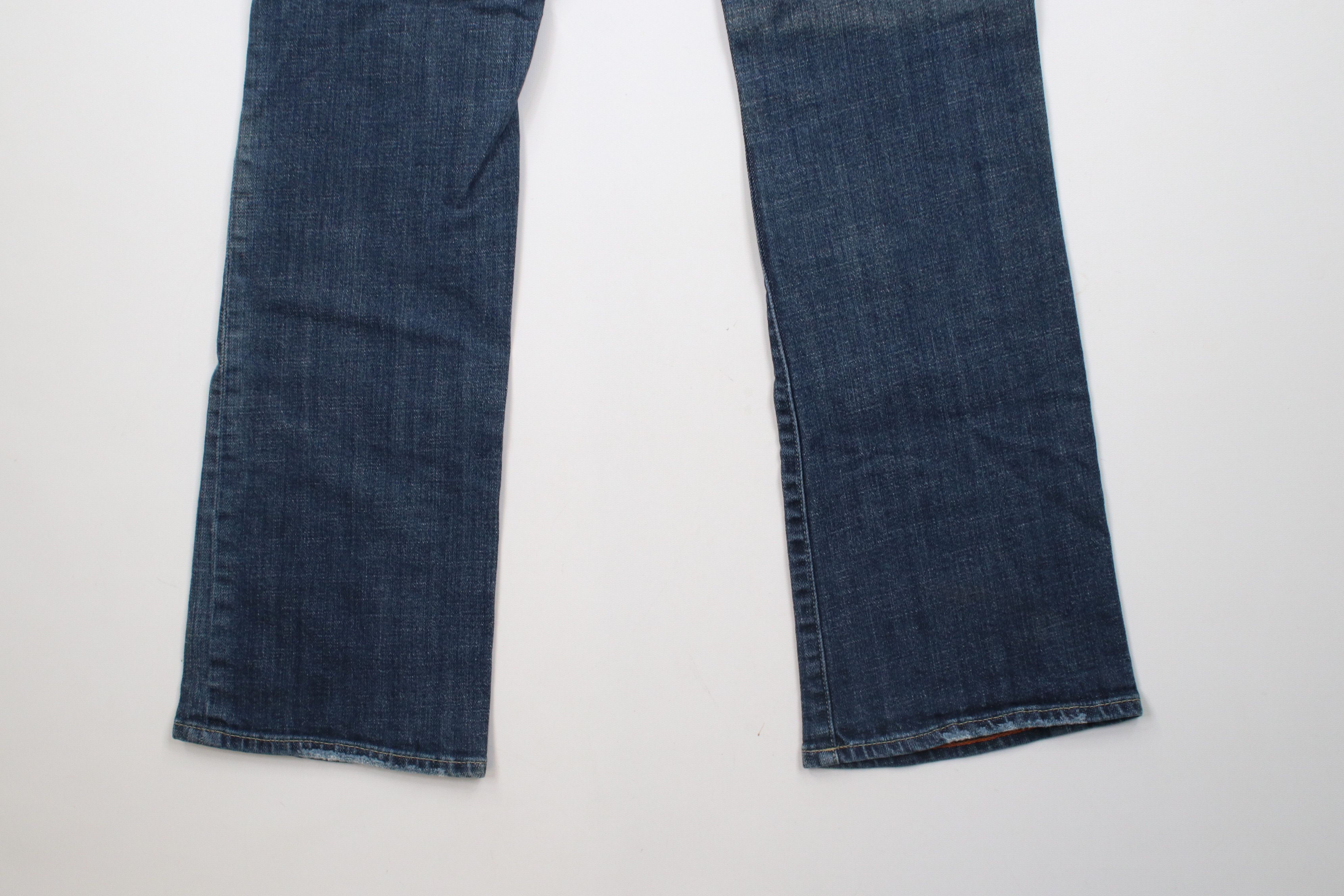 J.Crew × Vintage Vintage Y2K J Crew Stretch Flared Bootcut Denim Jeans Blue Size 28" / US 6 / IT 42 - 14 Thumbnail