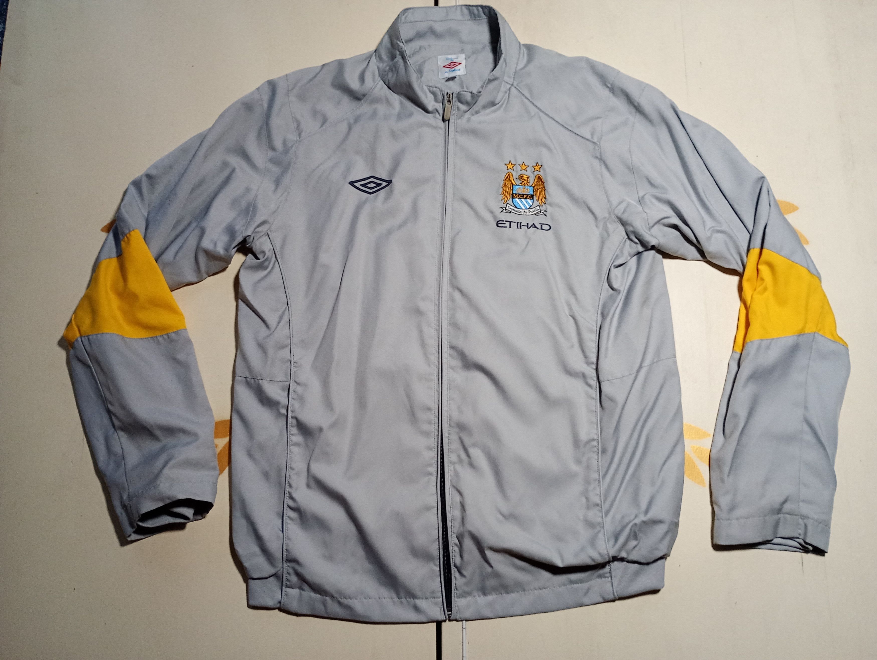 Umbro Umbro Manchester City TrackTop Jacket 2010-2011 Size US L / EU 52-54 / 3 - 2 Thumbnail