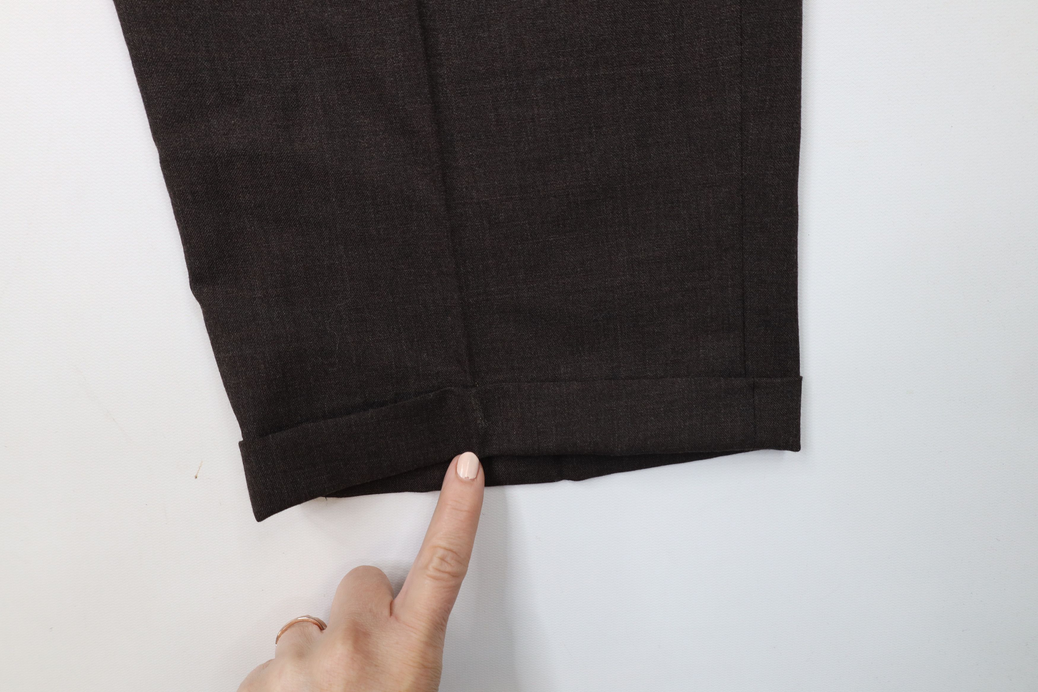 Vintage Vintage 90s Streetwear Cuffed Wide Leg Chino Pants Brown Size US 36 / EU 52 - 5 Thumbnail