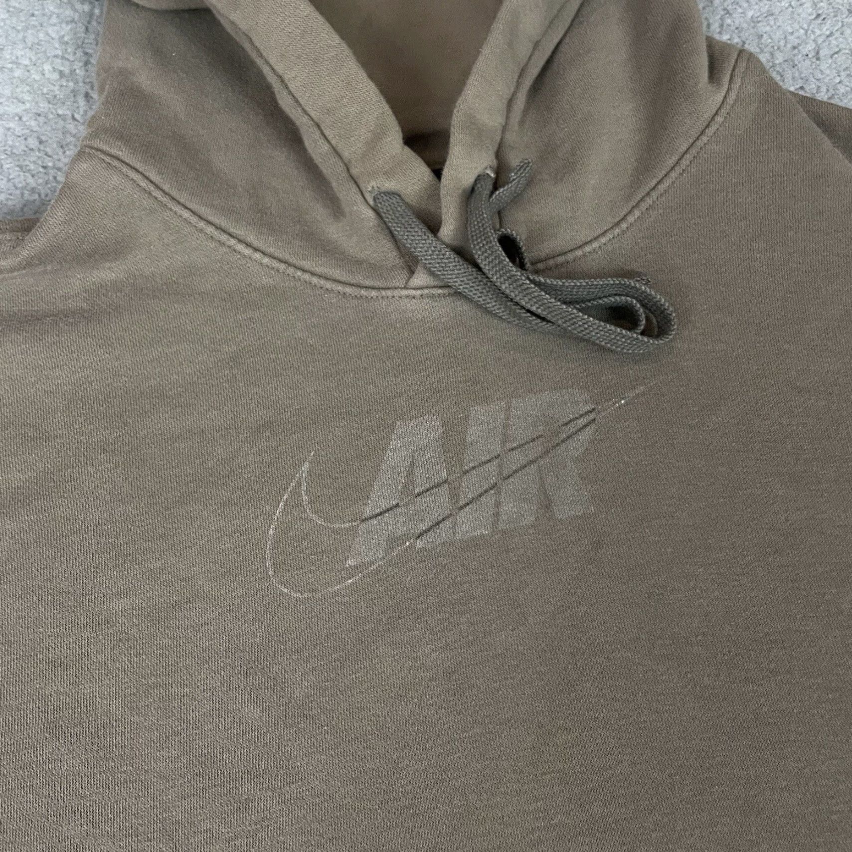 Nike VINTAGE Nike Hoodie Mens M Brown Sweatshirt Long Sleeve Pullover Hooded Graphic Print Swoosh Logo Size US M / EU 48-50 / 2 - 3 Thumbnail