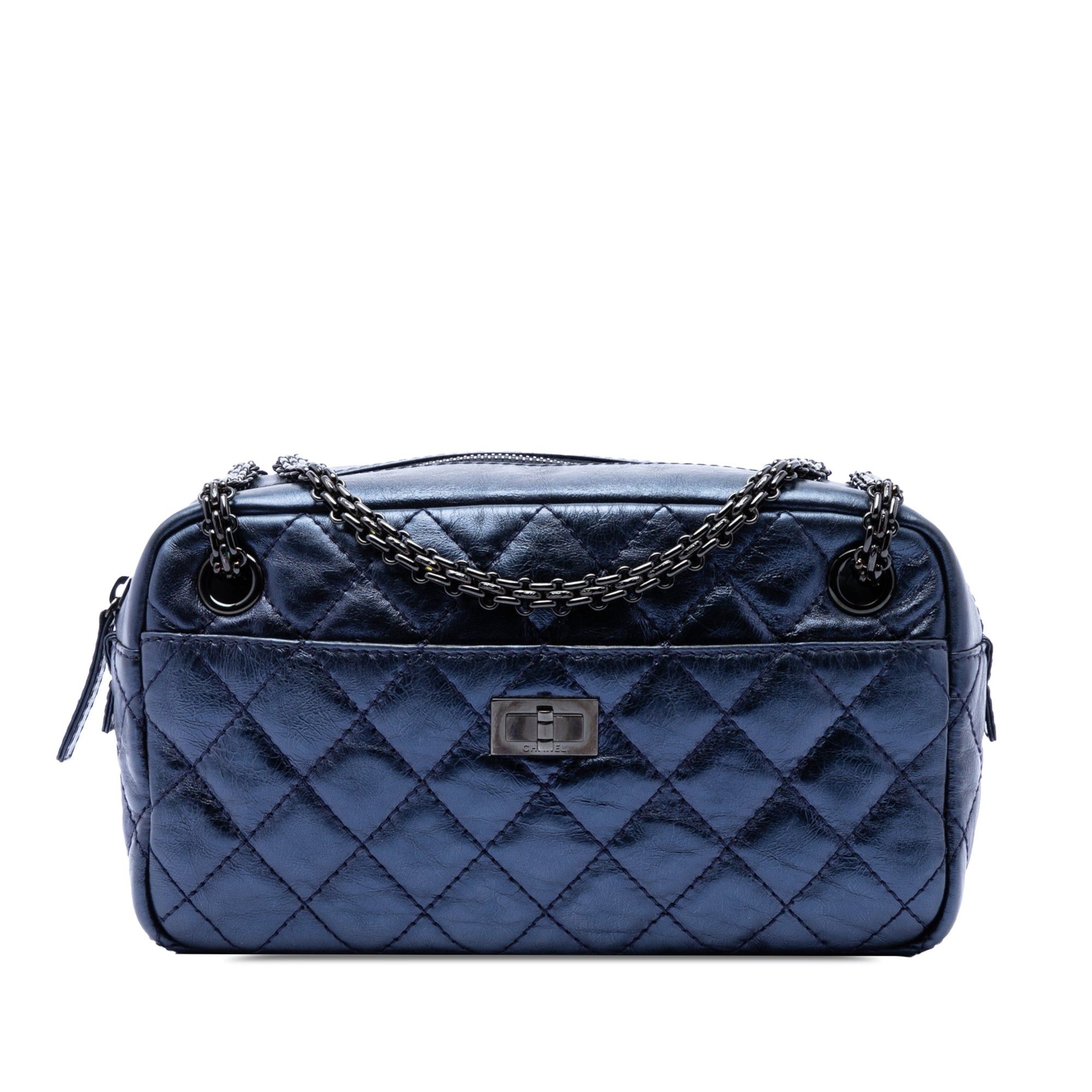Chanel Medium Metallic Quilted Aged Calfskin Reissue Camera Bag Size ONE SIZE - 1 Thumbnail