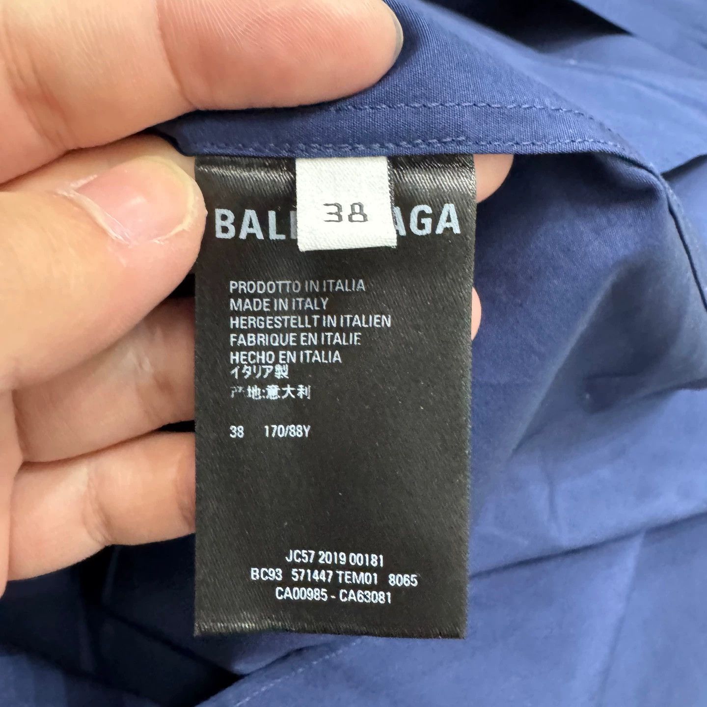 Balenciaga Balenciaga Solid Shirt 38 99 MINT Size US XXS / EU 40 - 3 Thumbnail