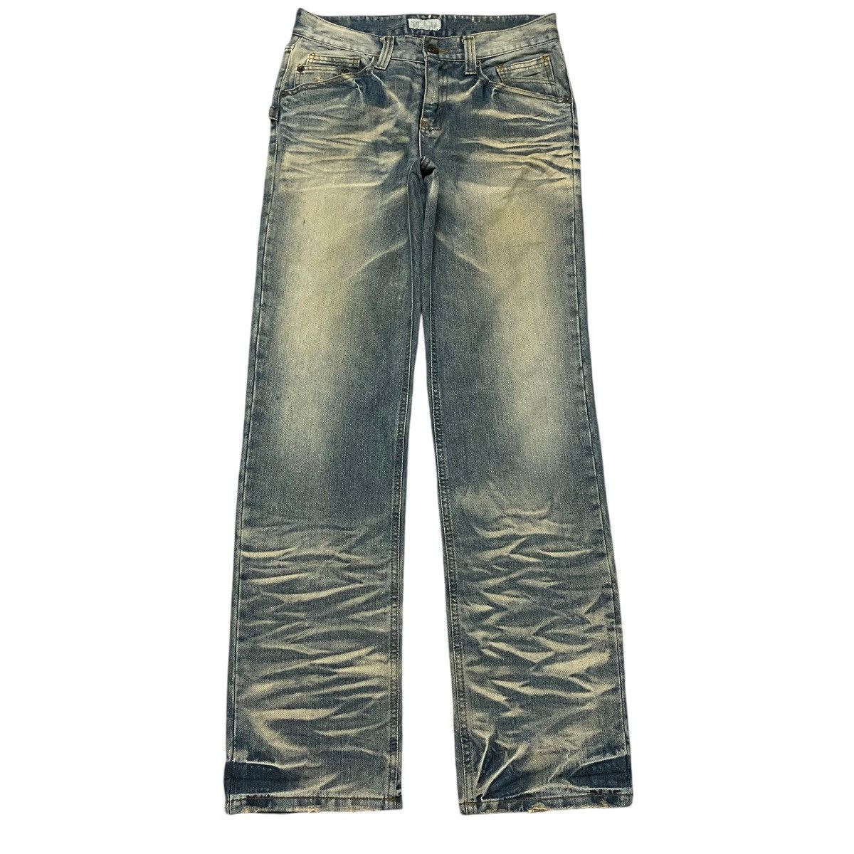 Japanese Brand LAX OUTFITTERS Denim Clawmark Distressed Jeans Size US 30 / EU 46 - 2 Thumbnail