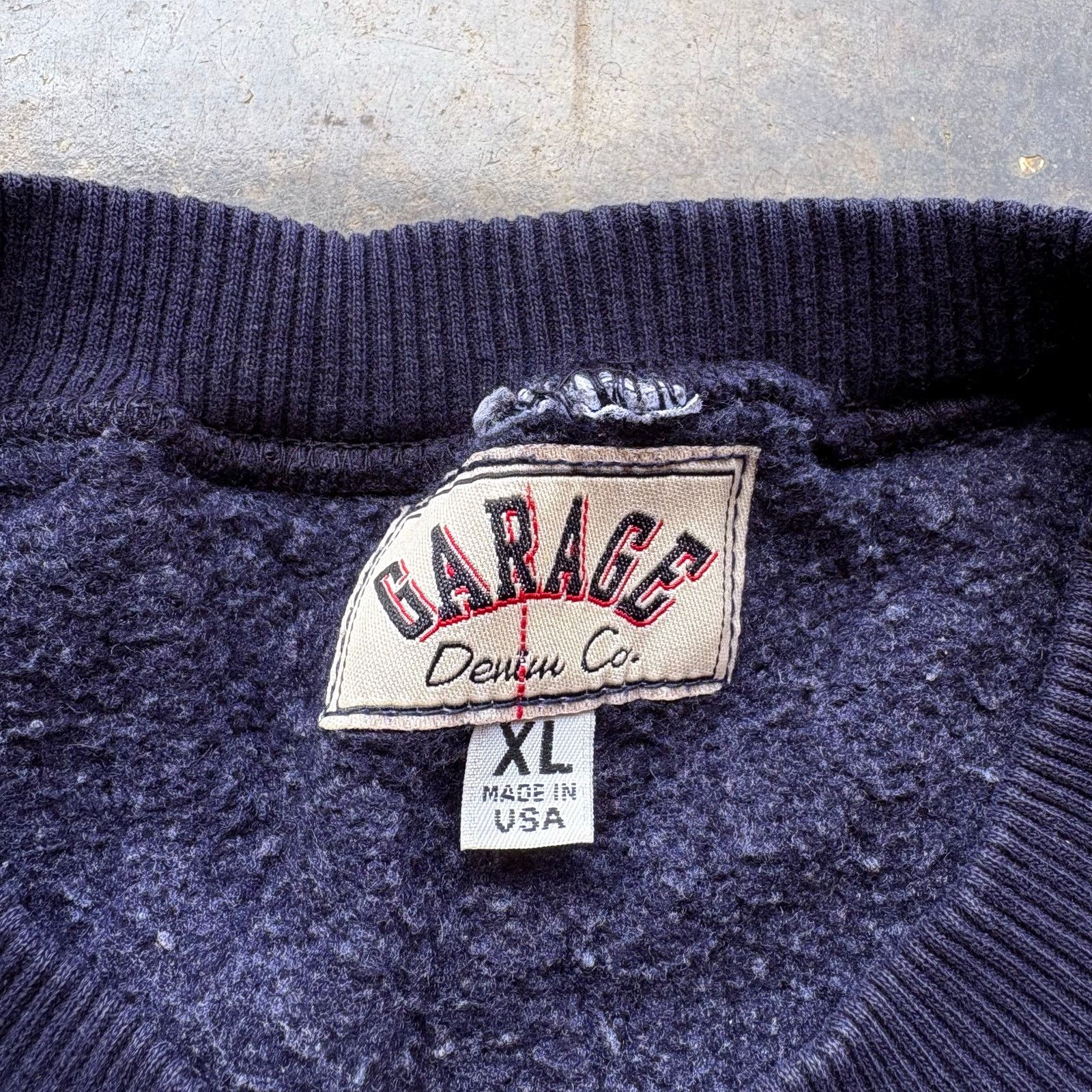 Vintage Cool Vintage 90s Garage Denim Jean Company Sweatshirt Size US XL / EU 56 / 4 - 4 Thumbnail