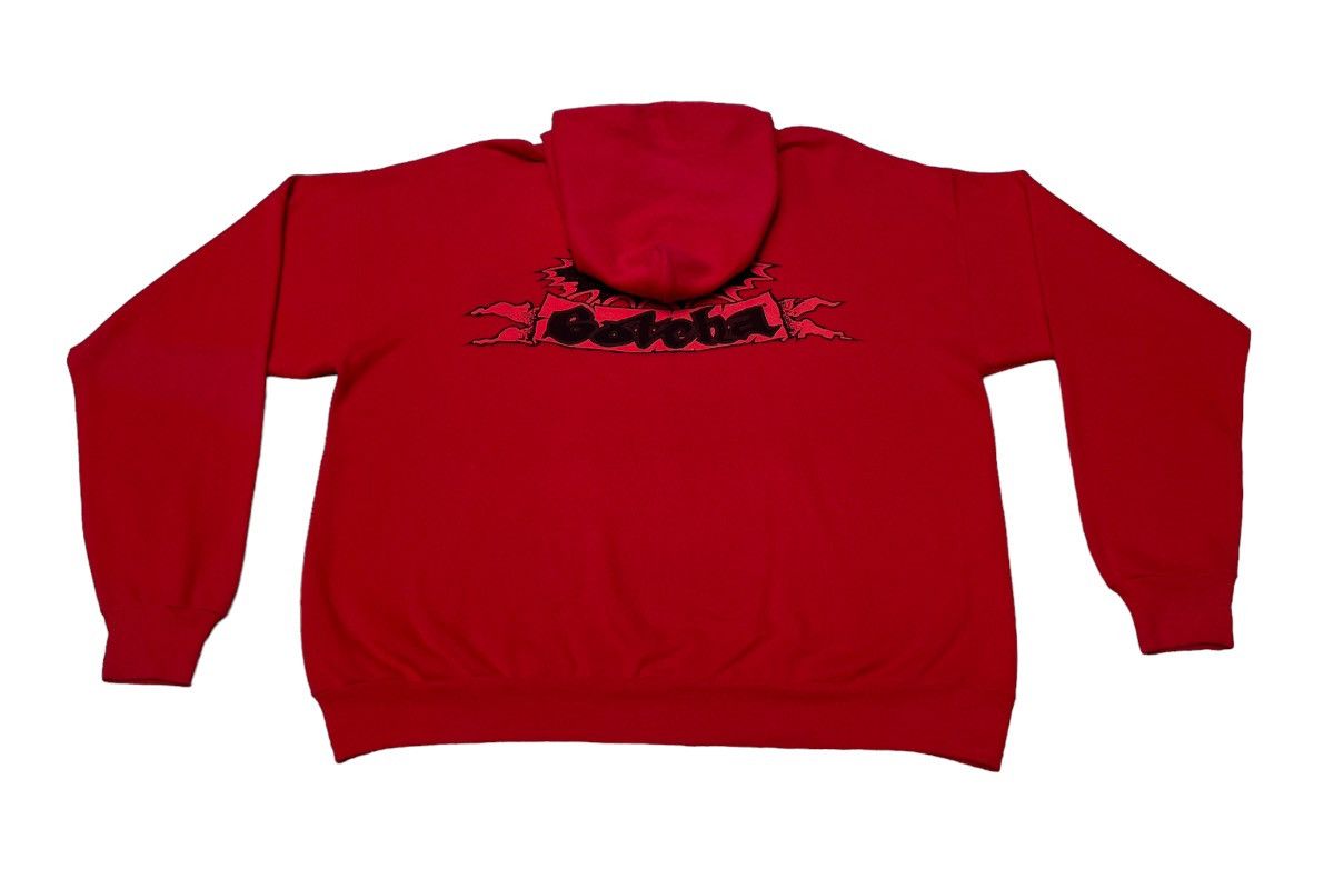 Vintage Vintage Brand Gotcha Made In Usa Hoodie Sweatshirt 1990s Size US L / EU 52-54 / 3 - 2 Thumbnail