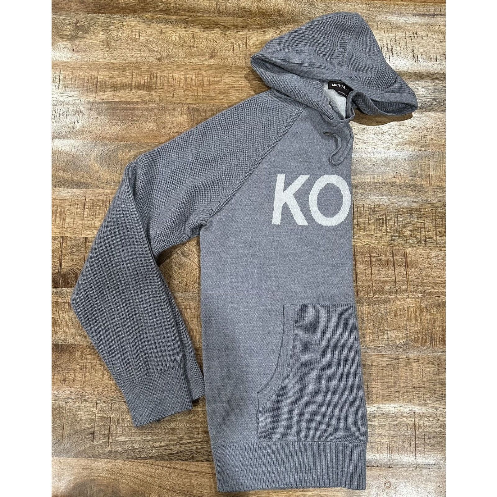 Michael Kors Michael Kors ‘KORS’ Merino Wool Hooded Sweatshirt Medium Size US M / EU 48-50 / 2 - 10 Thumbnail