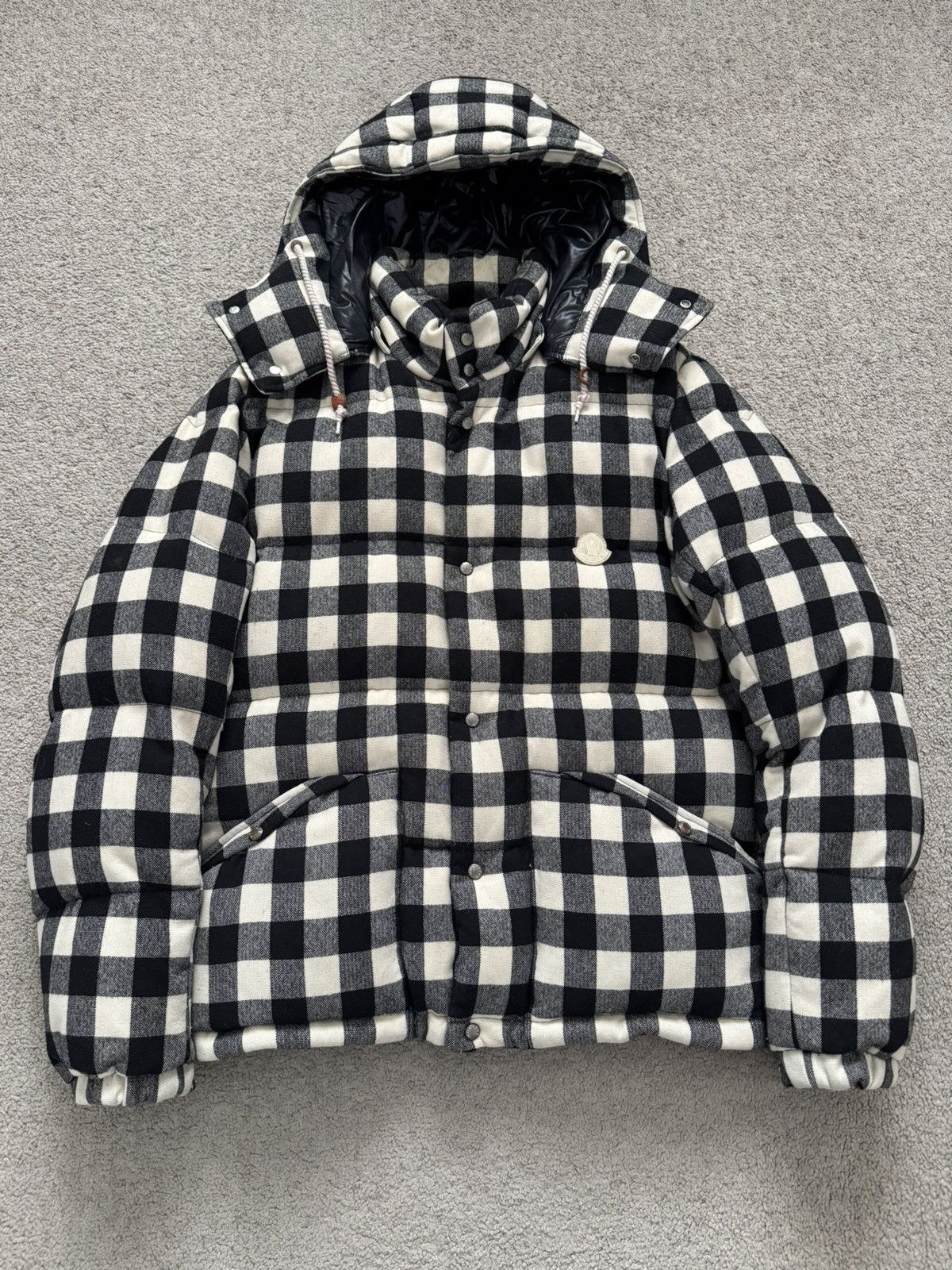 FW10 Moncler x Visvim Borosiri Checkered Puffer Down Jacket