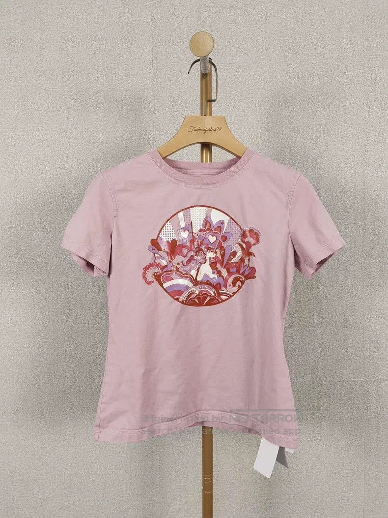 Hermes Lavender Pink Short Sleeve T-shirt