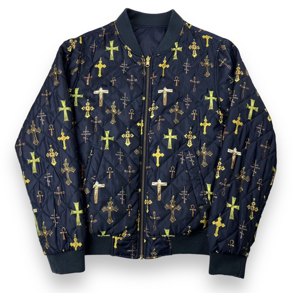 Supreme Supreme SS13 Crosses Reversible Navy Jacket Size US M / EU 48-50 / 2 - 2 Thumbnail