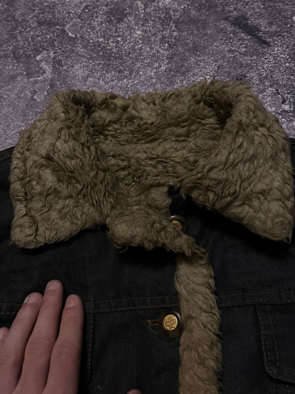 Hysteric Glamour × If Six Was Nine × Le Grande Bleu (L.G.B.) If Six Was Nine style MCM denim fur jacket Y2K Size US S / EU 44-46 / 1 - 4 Thumbnail