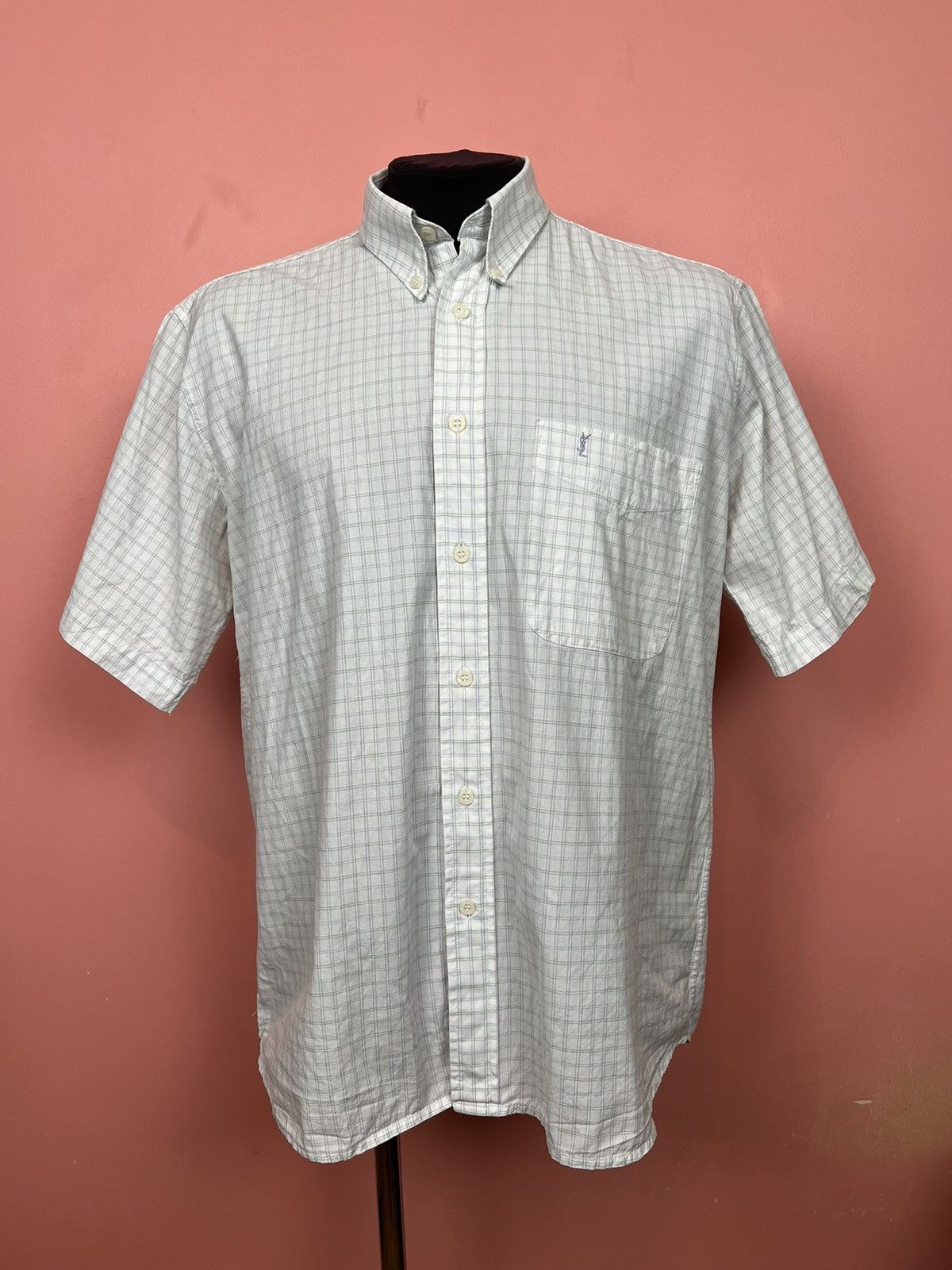 Yves Saint Laurent Ysl yves Saint Laurent streetwear shirt button luxury vintag Size US L / EU 52-54 / 3 - 1 Thumbnail