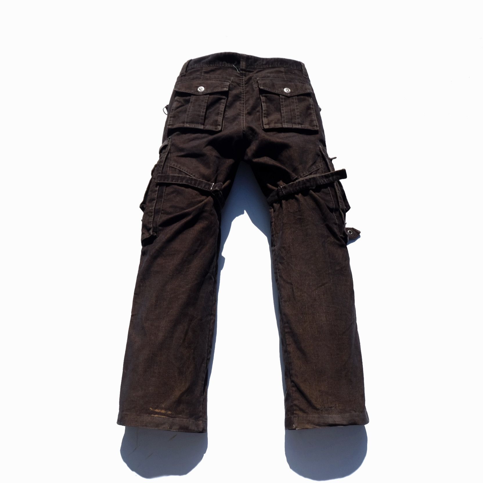 Japanese Brand × PPFM × Tornado Mart LITMUS corduroy bondage cargo pants Size US 32 / EU 48 - 4 Thumbnail