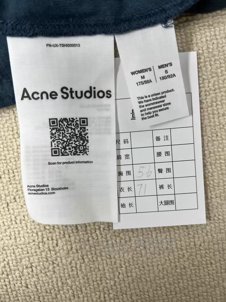 Acne Studios Acne Studios 1996 series letter round neck short sleeve lo Size US S / EU 44-46 / 1 - 4 Thumbnail