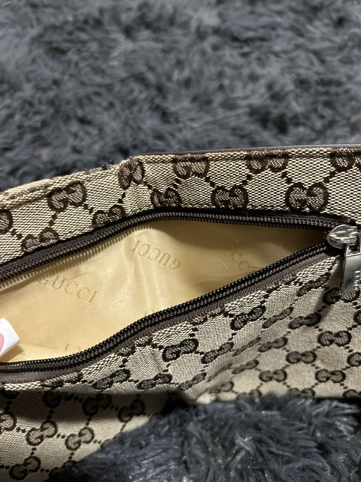 Gucci Gucci Brown GG Monogram Canvas Leather Size ONE SIZE - 5 Thumbnail
