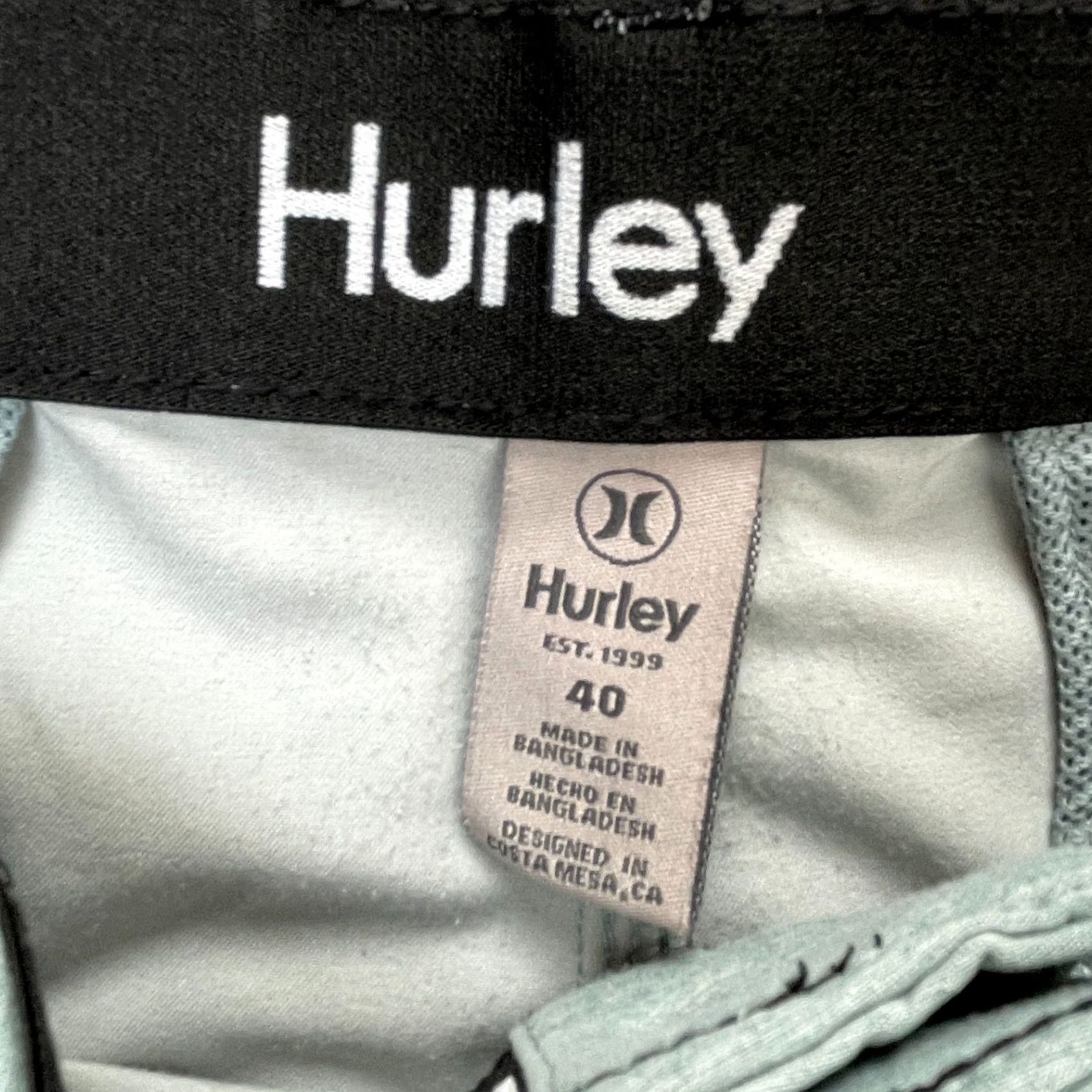 Hurley Hurley Shorts Mens 40 Gray Hybrid Spacedye Walk Stretch Resort Wear Tennis Golf Size US 40 / EU 56 - 3 Thumbnail