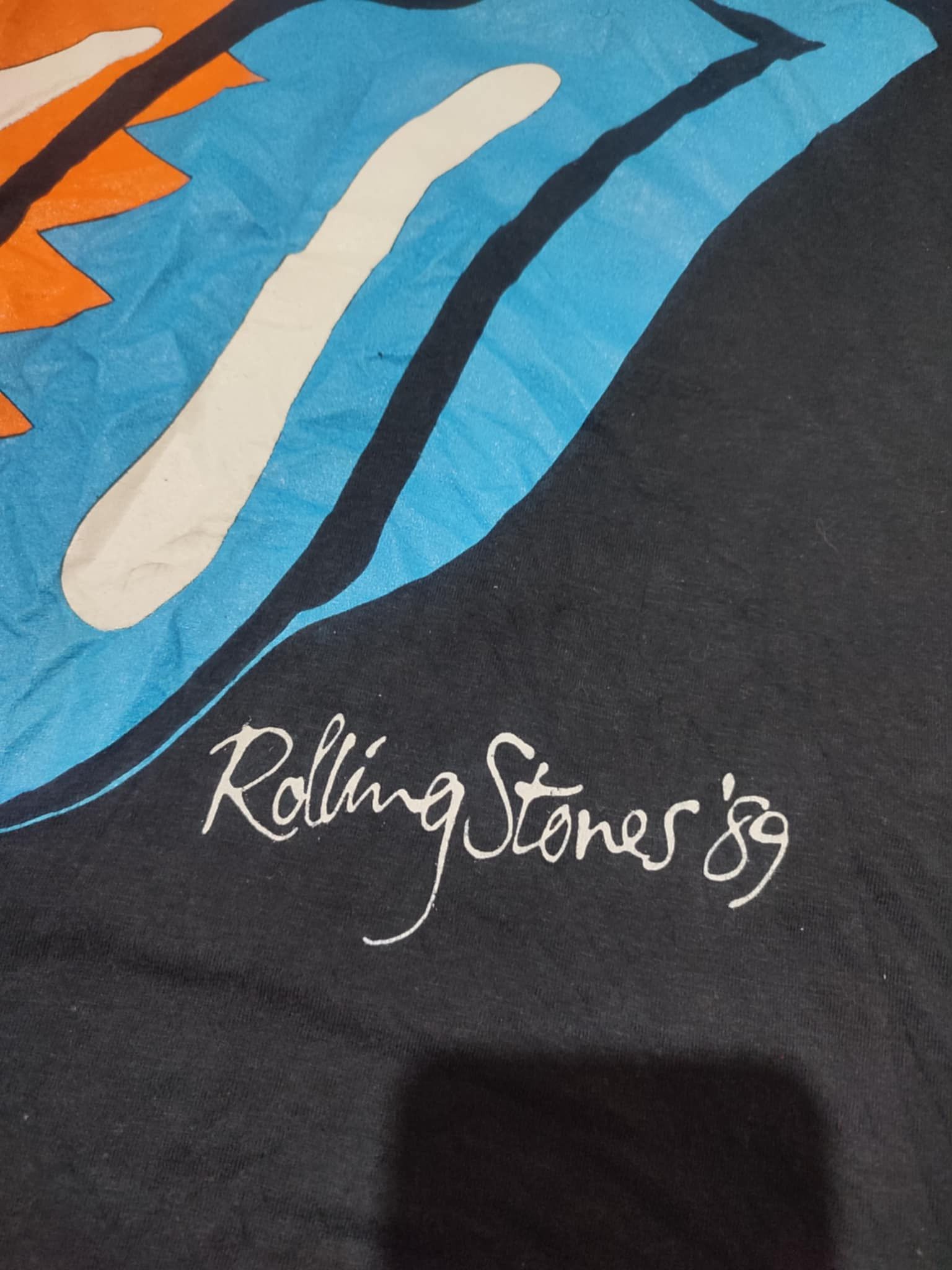 The Rolling Stones Vintage 1989 The Rolling Stones Tour Shirt Size US L / EU 52-54 / 3 - 3 Thumbnail