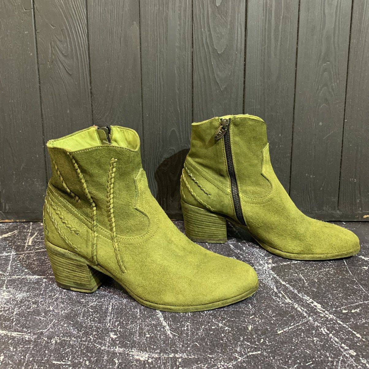 Vintage Fauzian Jeunesse Vintage Women’s Suede Boots 37.5 Size Size US 7.5 / IT 37.5 - 2 Thumbnail