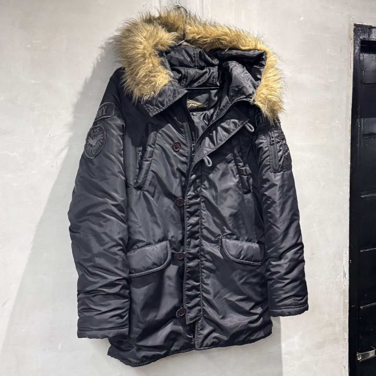 20471120 Hyoma 20471120 Fur Parka Jacket Size US M / EU 48-50 / 2 - 4 Thumbnail
